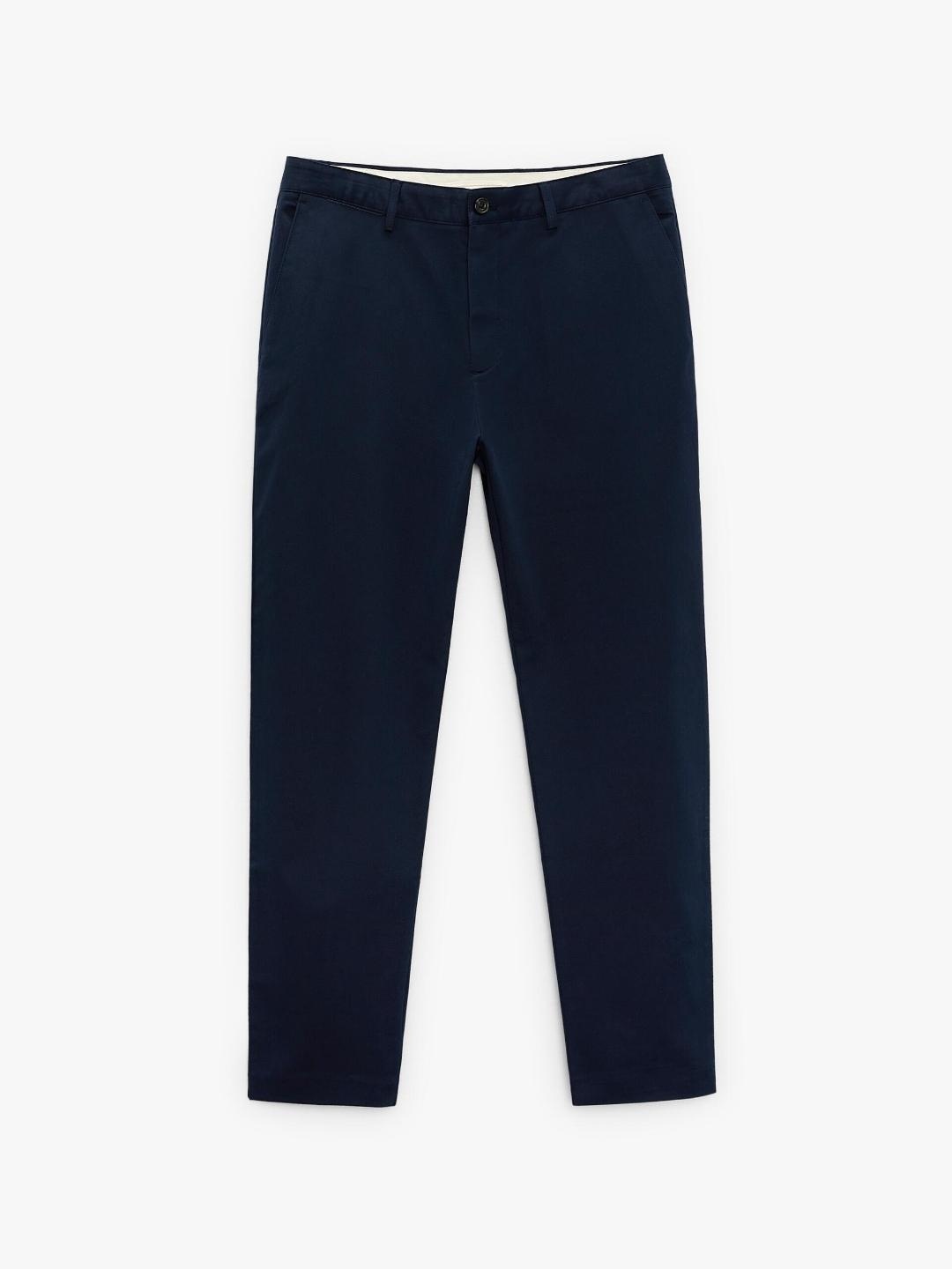 

ZARA Men Navy Blue Trousers