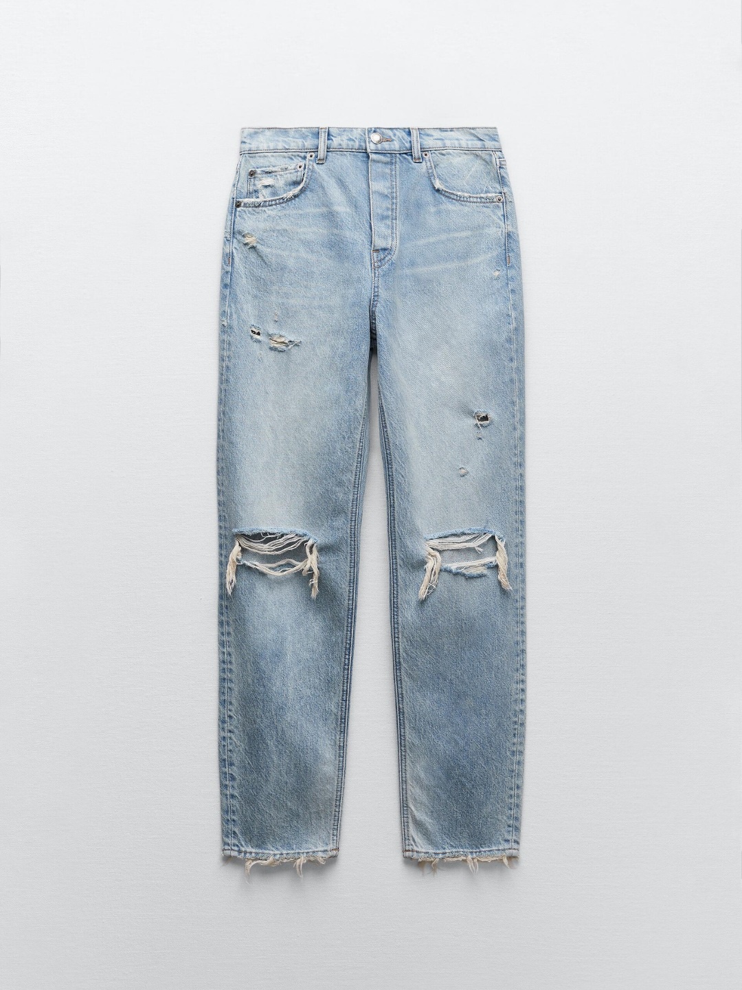 

ZARA Women Blue Trousers