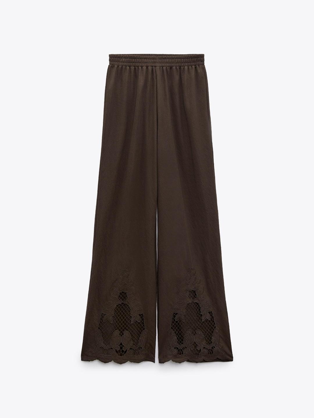 

ZARA Women Brown Trousers