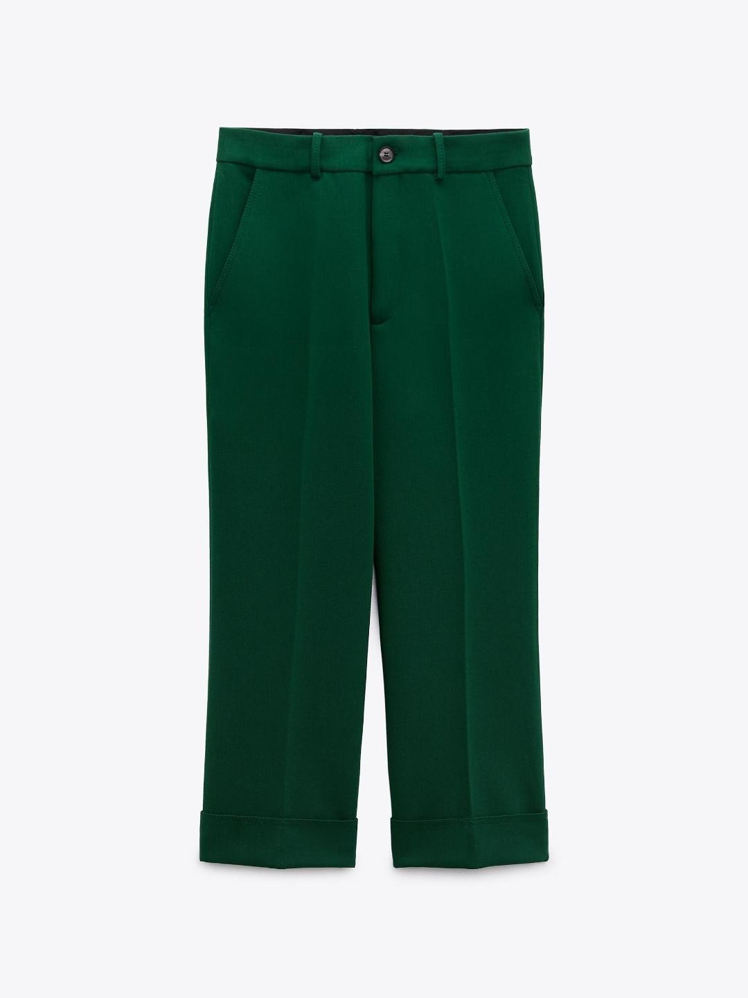 

ZARA Women Green Trousers