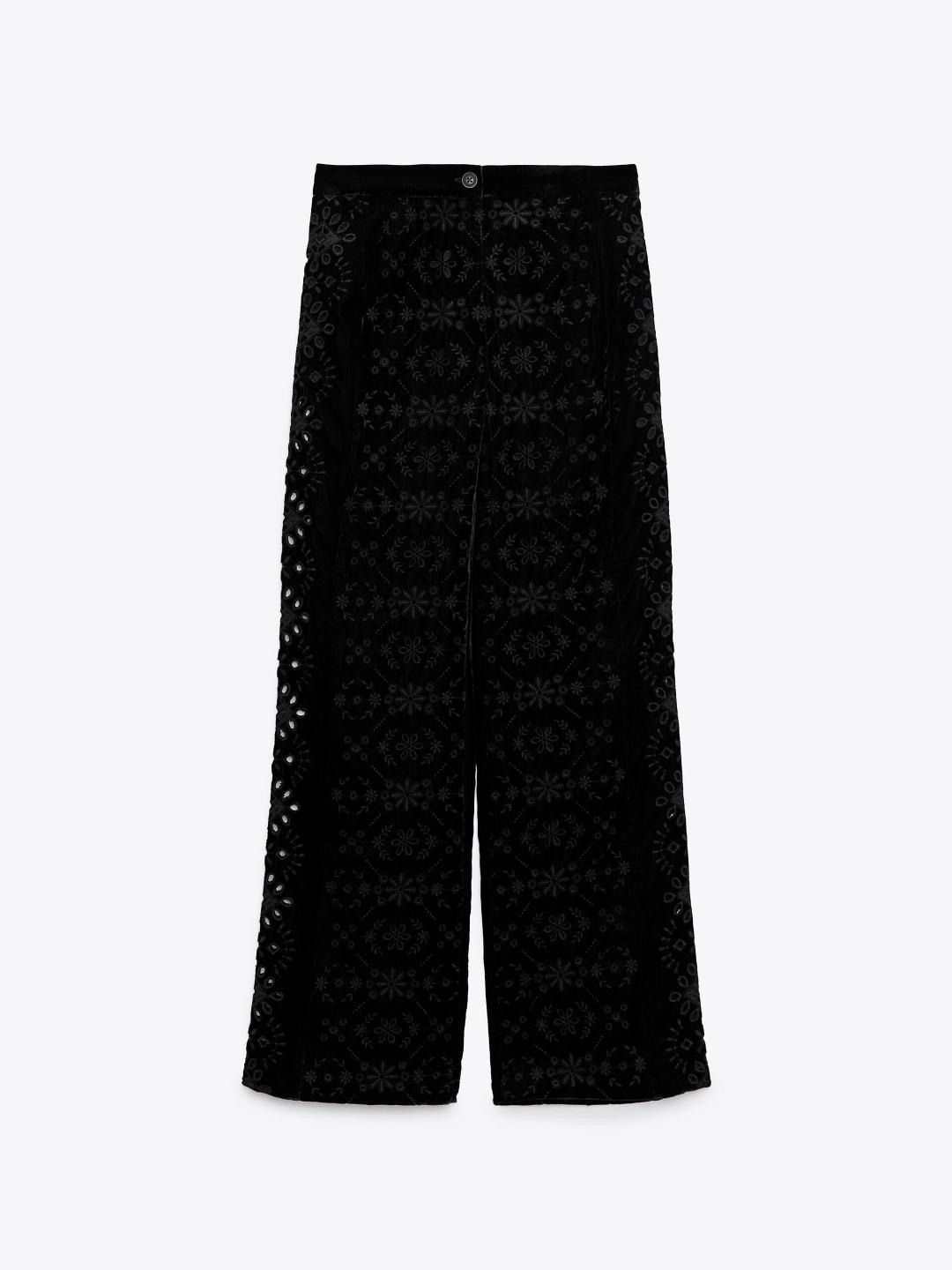 

ZARA Women Black Trousers