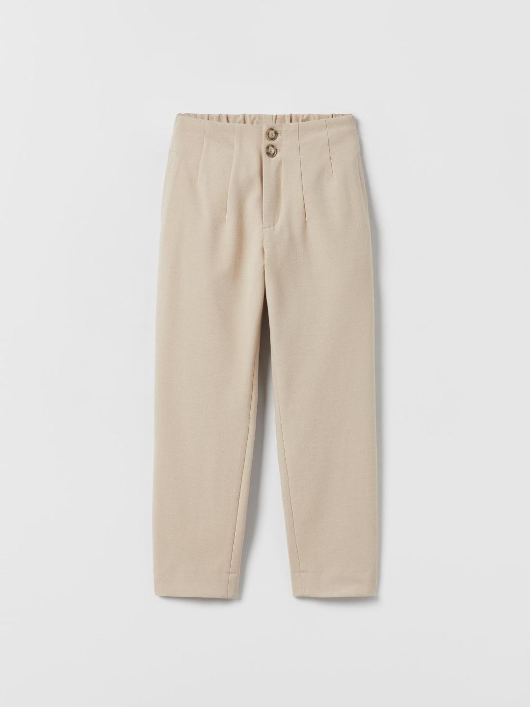 

ZARA Girls Beige Trousers