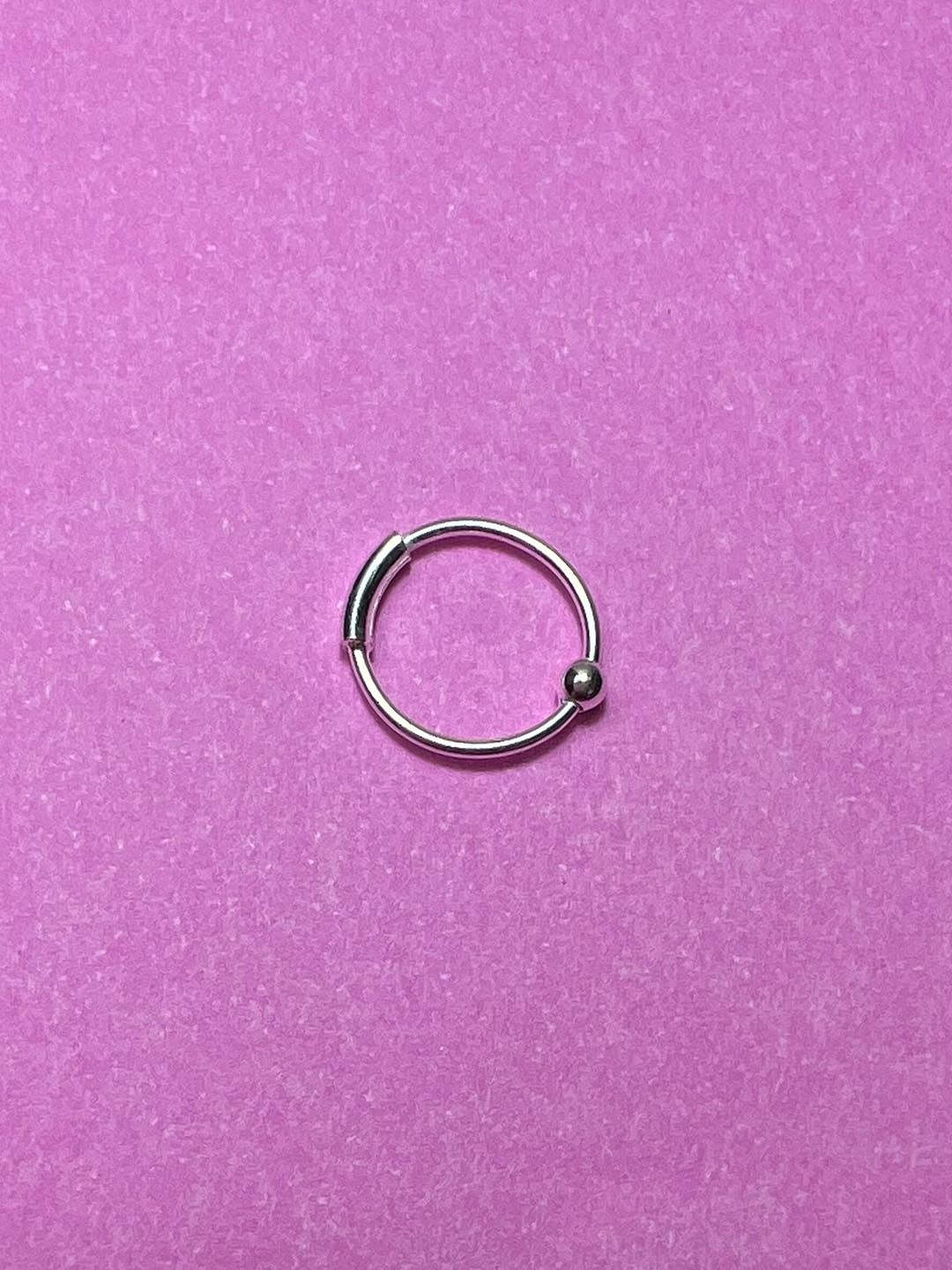 

Arte Jewels Sterling Silver Ring Nosepin