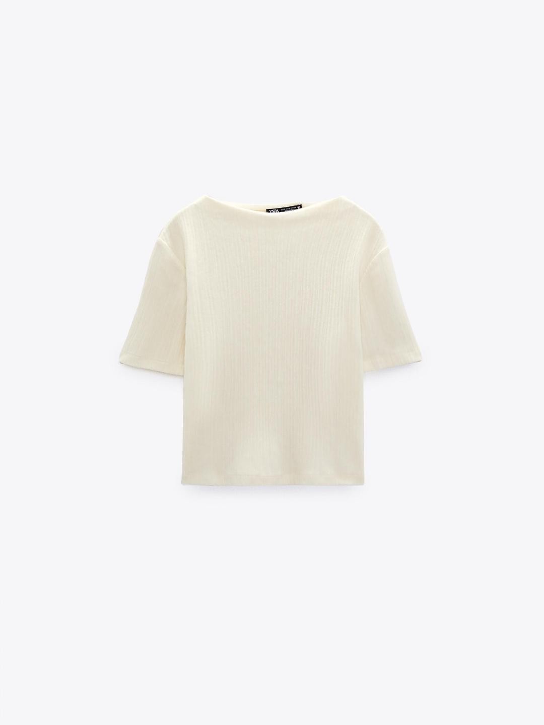 

ZARA Women Beige Tshirts