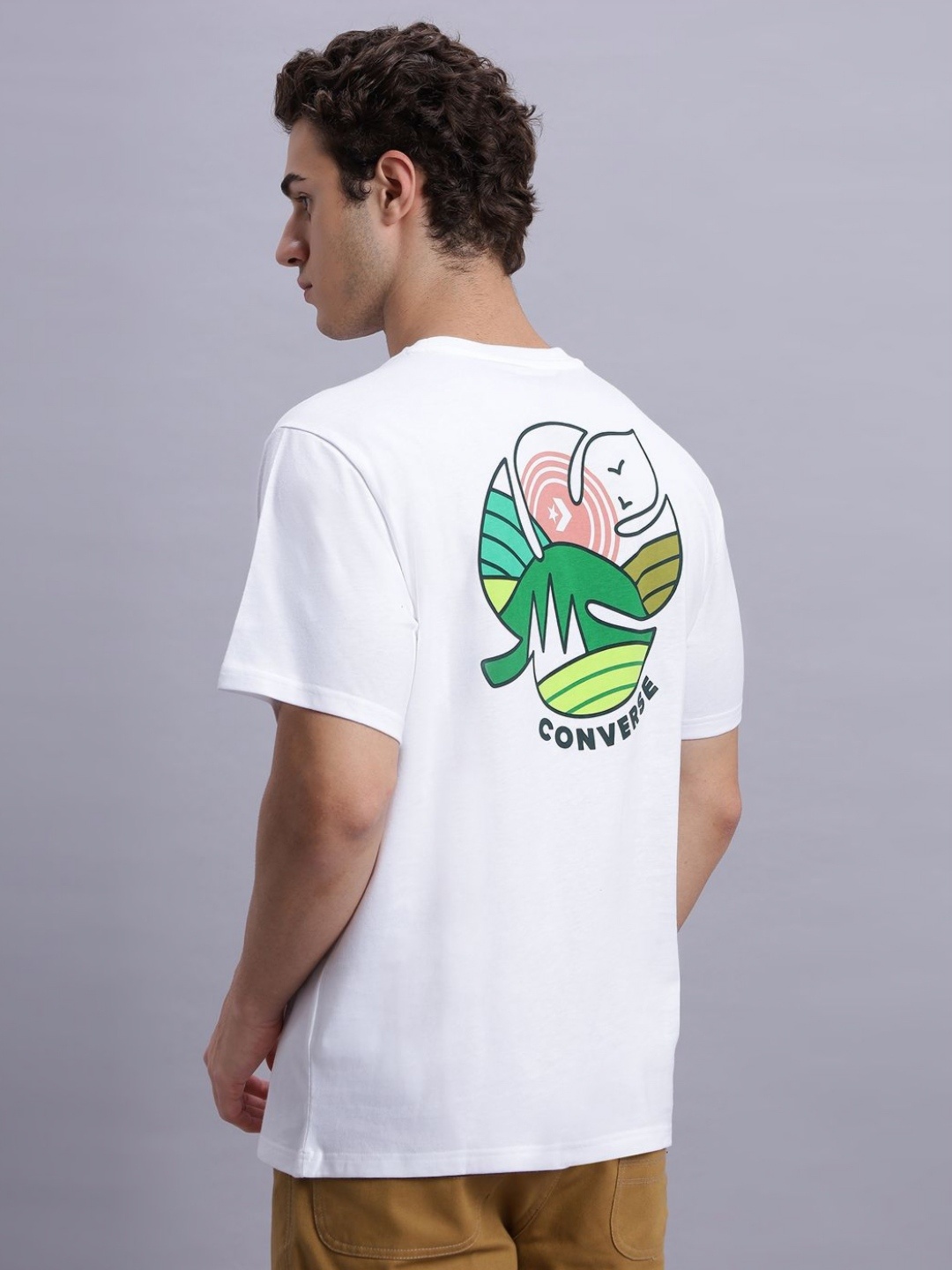 

Converse Men Leaf T-Shirt, White