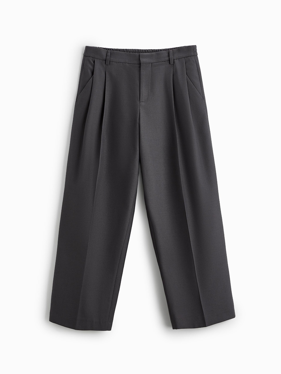 

ZARA Men Grey Trousers