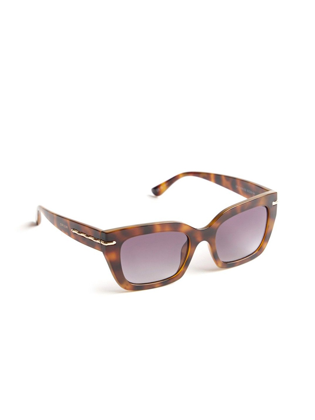 

OPIUM Women Butterfly Sunglasses with UV Protected Lens OP-10206-C02-52, Brown