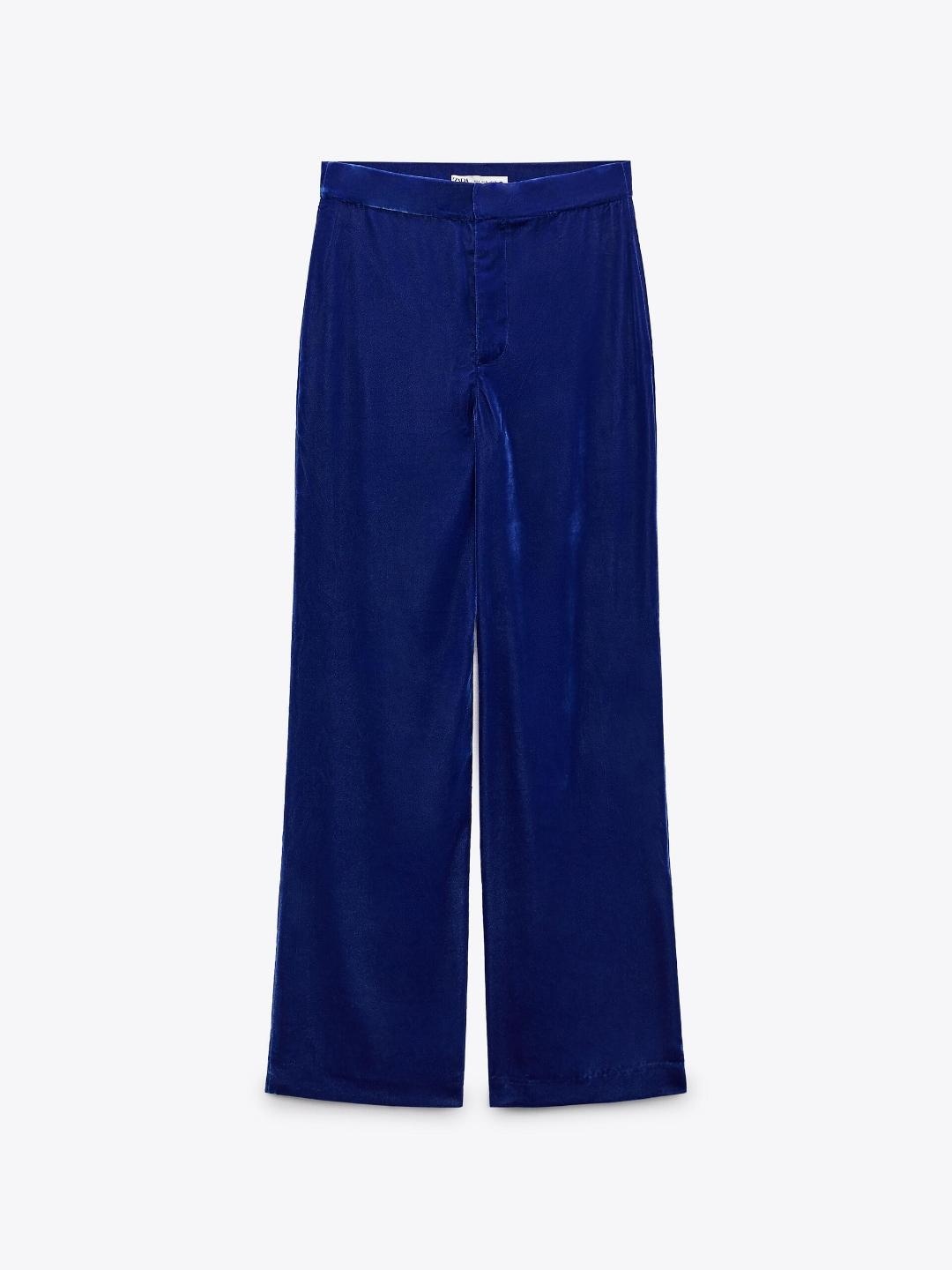 

ZARA Women Blue Trousers