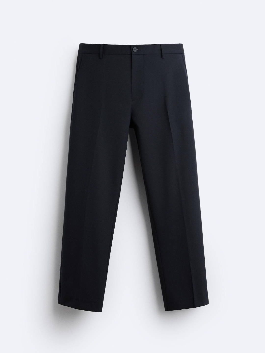 

ZARA Men Navy Blue Trousers