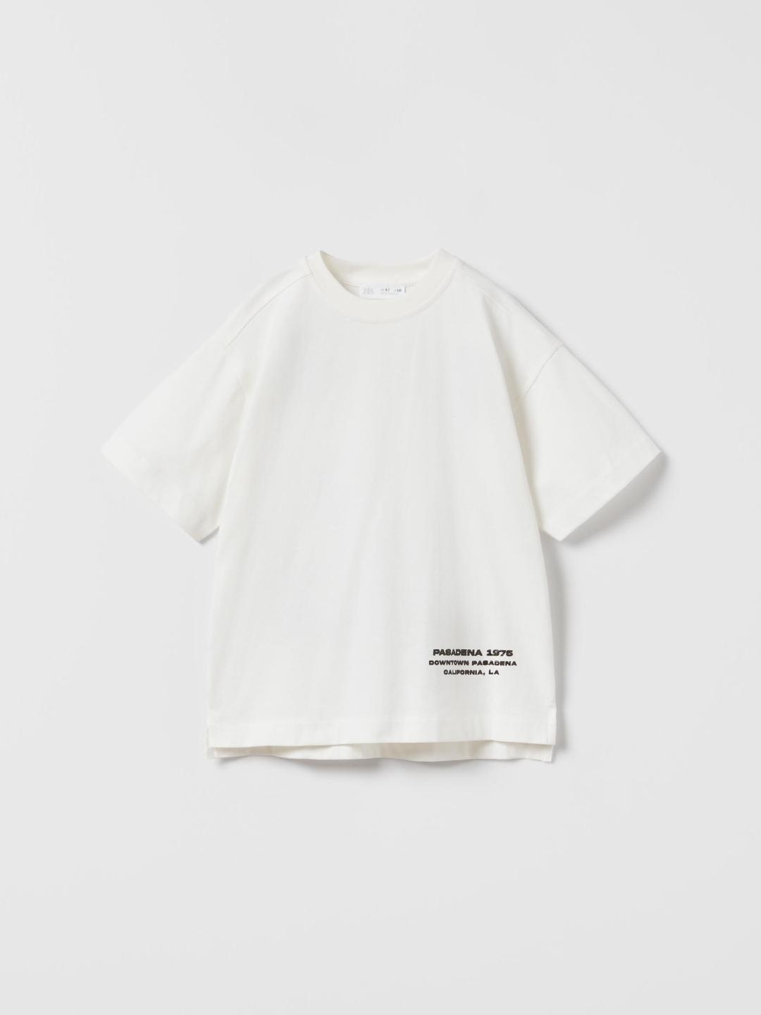 

ZARA Boys White Tshirts