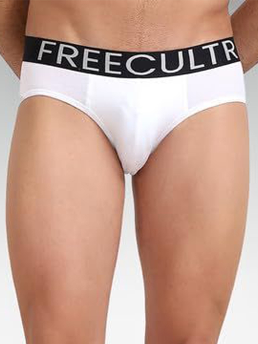 

FREECULTR Men Anti Bacterial Cotton Basic Brief, White