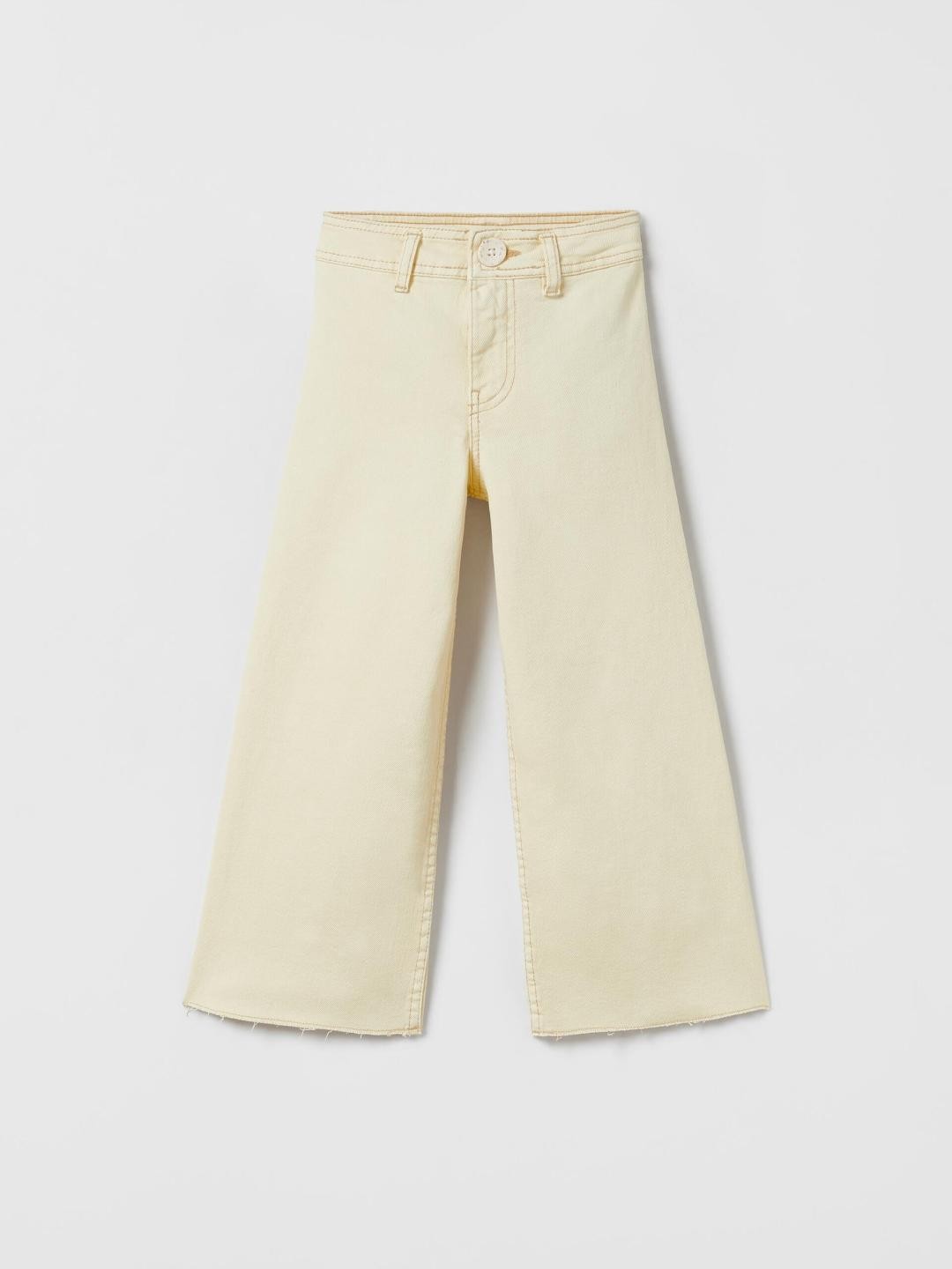 

ZARA Girls Yellow Trousers