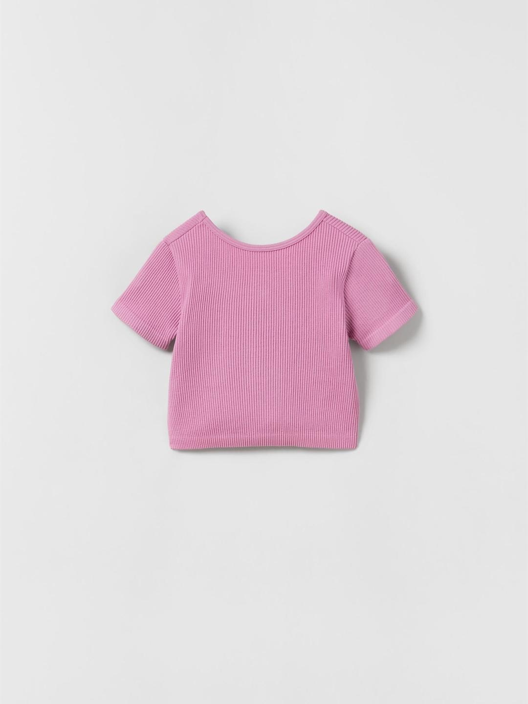 

ZARA Girls Mauve Tshirts