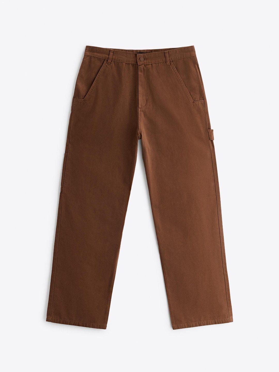 

ZARA Men Brown Trousers
