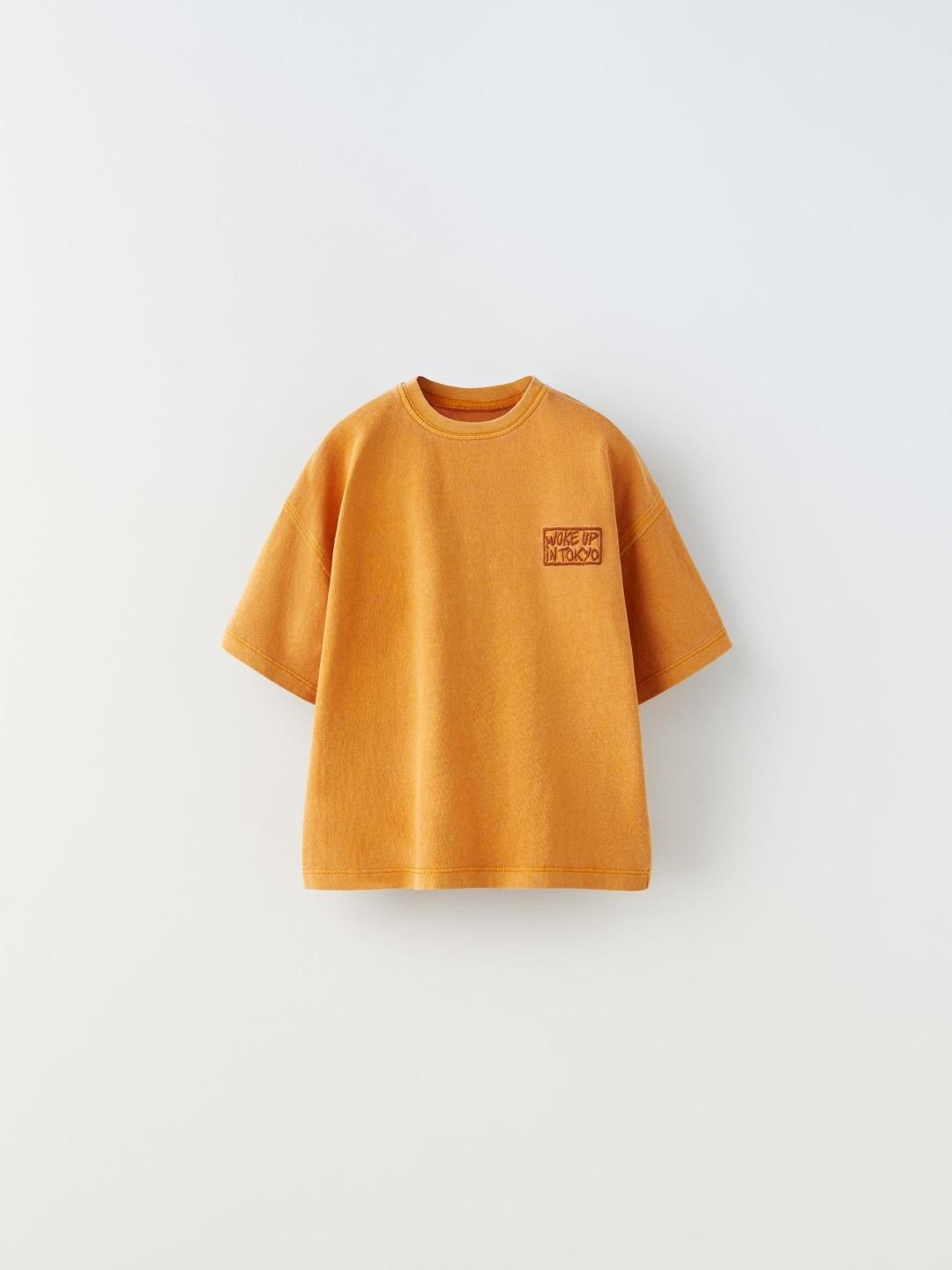 

ZARA Kids-Unisex Orange Tshirts