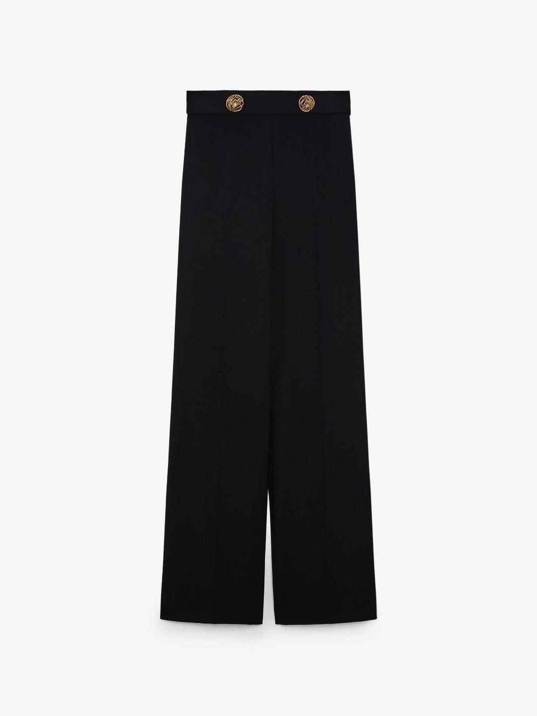 

ZARA Women Black Trousers