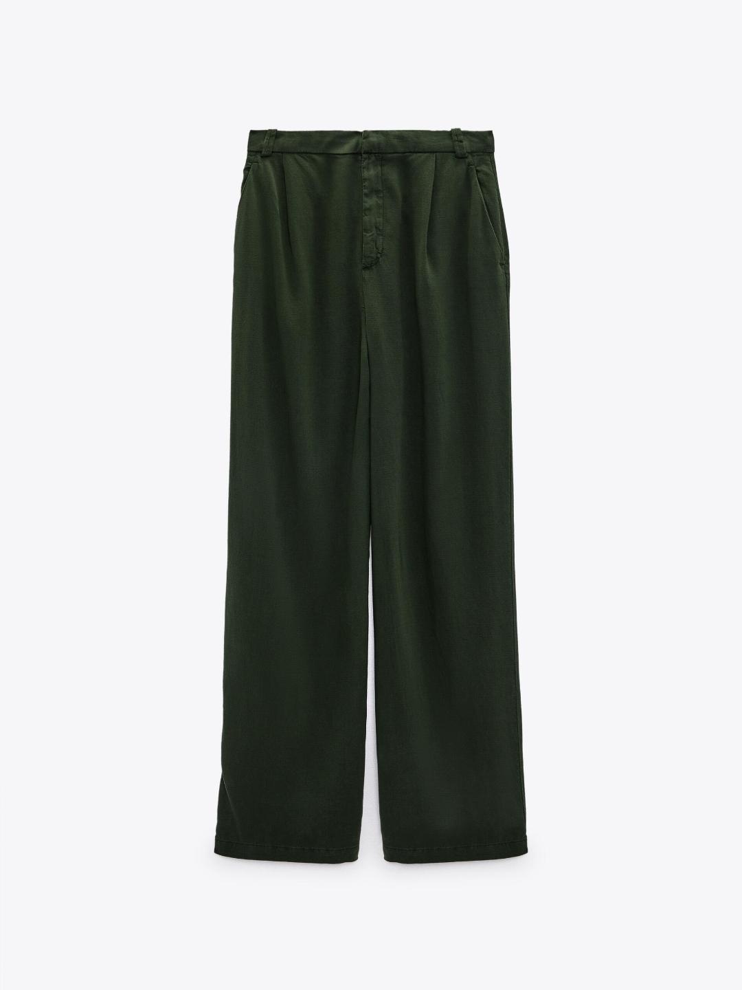 

ZARA Women Green Trousers