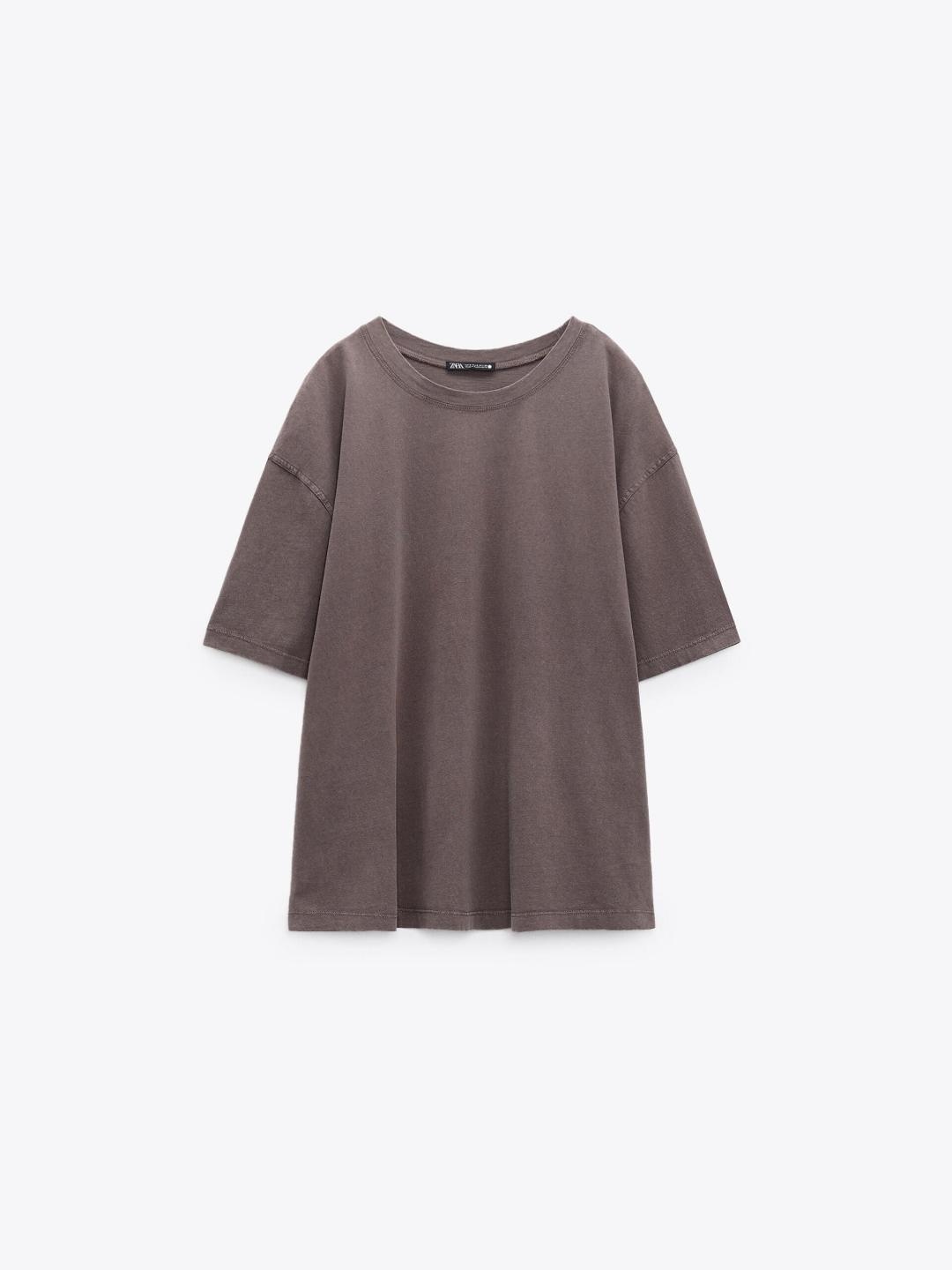 

ZARA Women Brown Tshirts