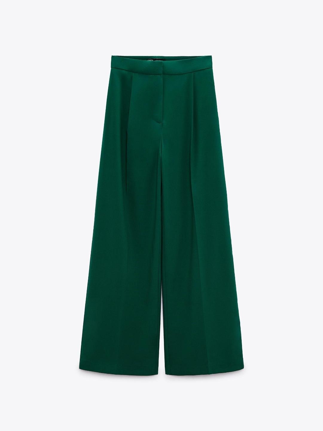 

ZARA Women Green Trousers