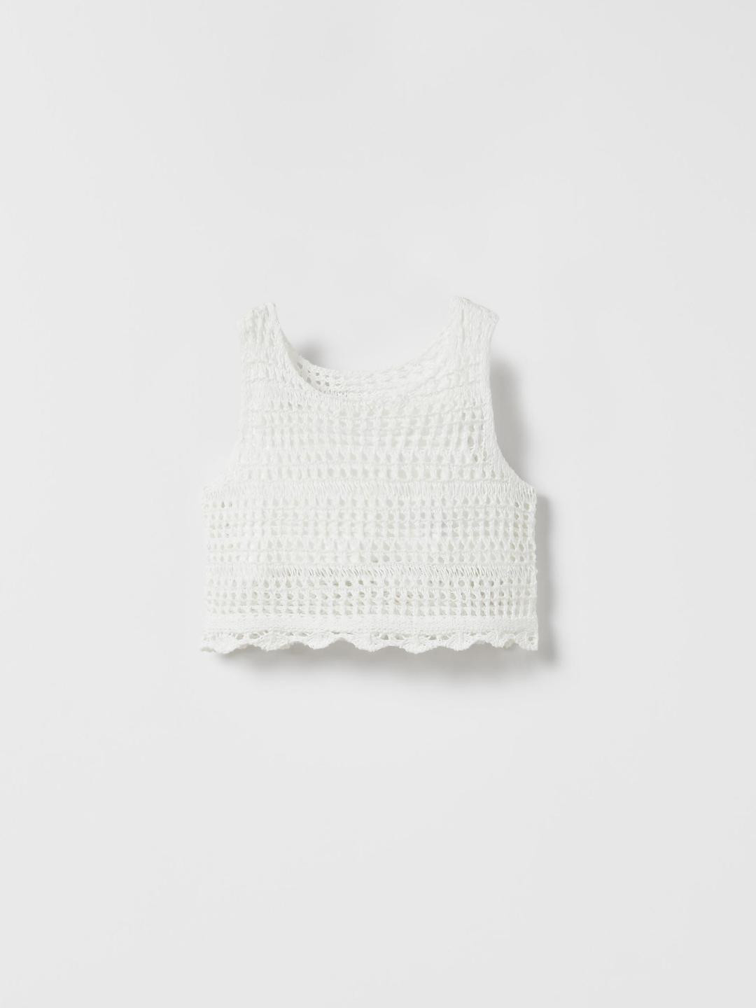 

ZARA Girls Tops, White
