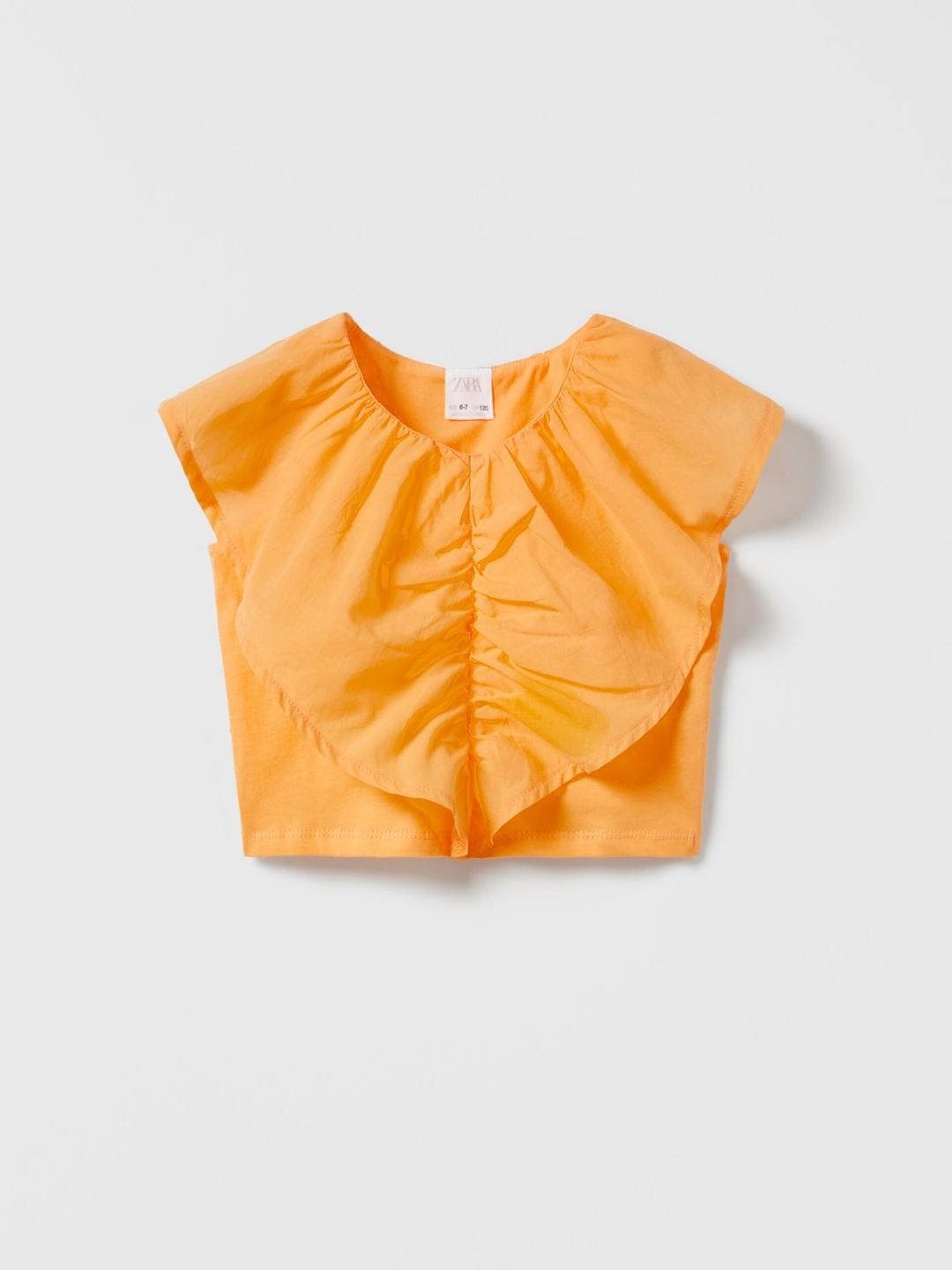 

ZARA Girls Orange Tshirts