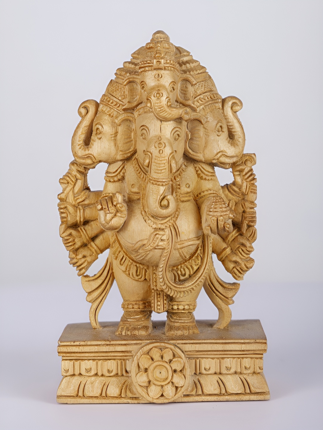 

Exotic India Cream Religious Idol Showpiece