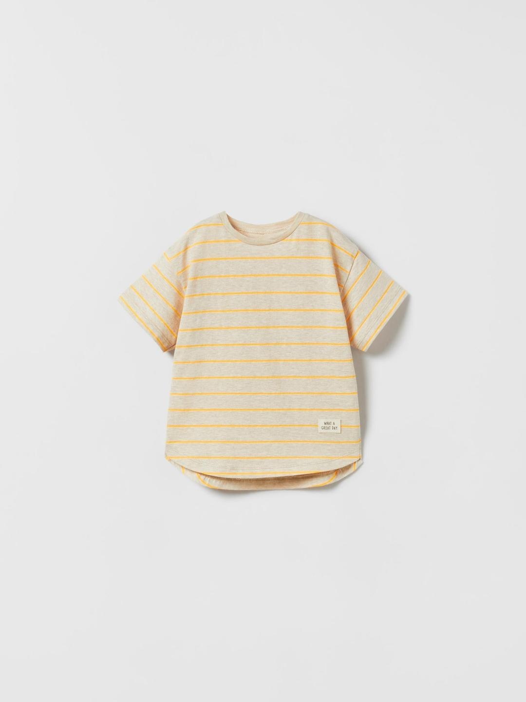 

ZARA Kids-Unisex Orange Tshirts
