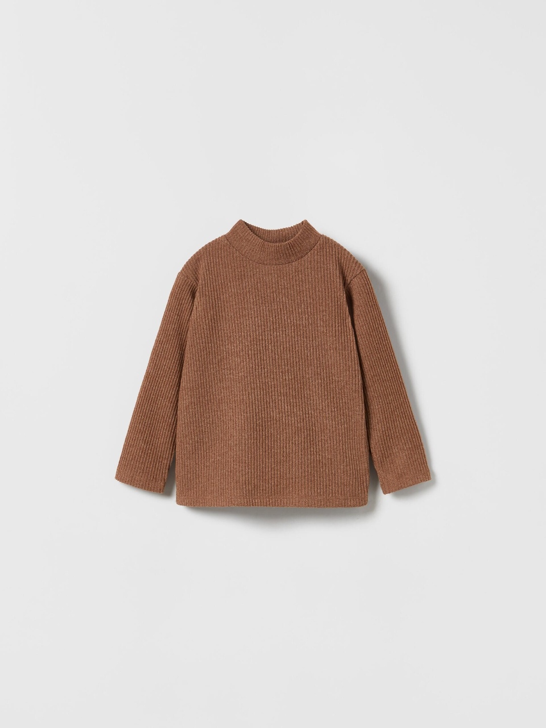 

ZARA Kids-Unisex Brown Tshirts