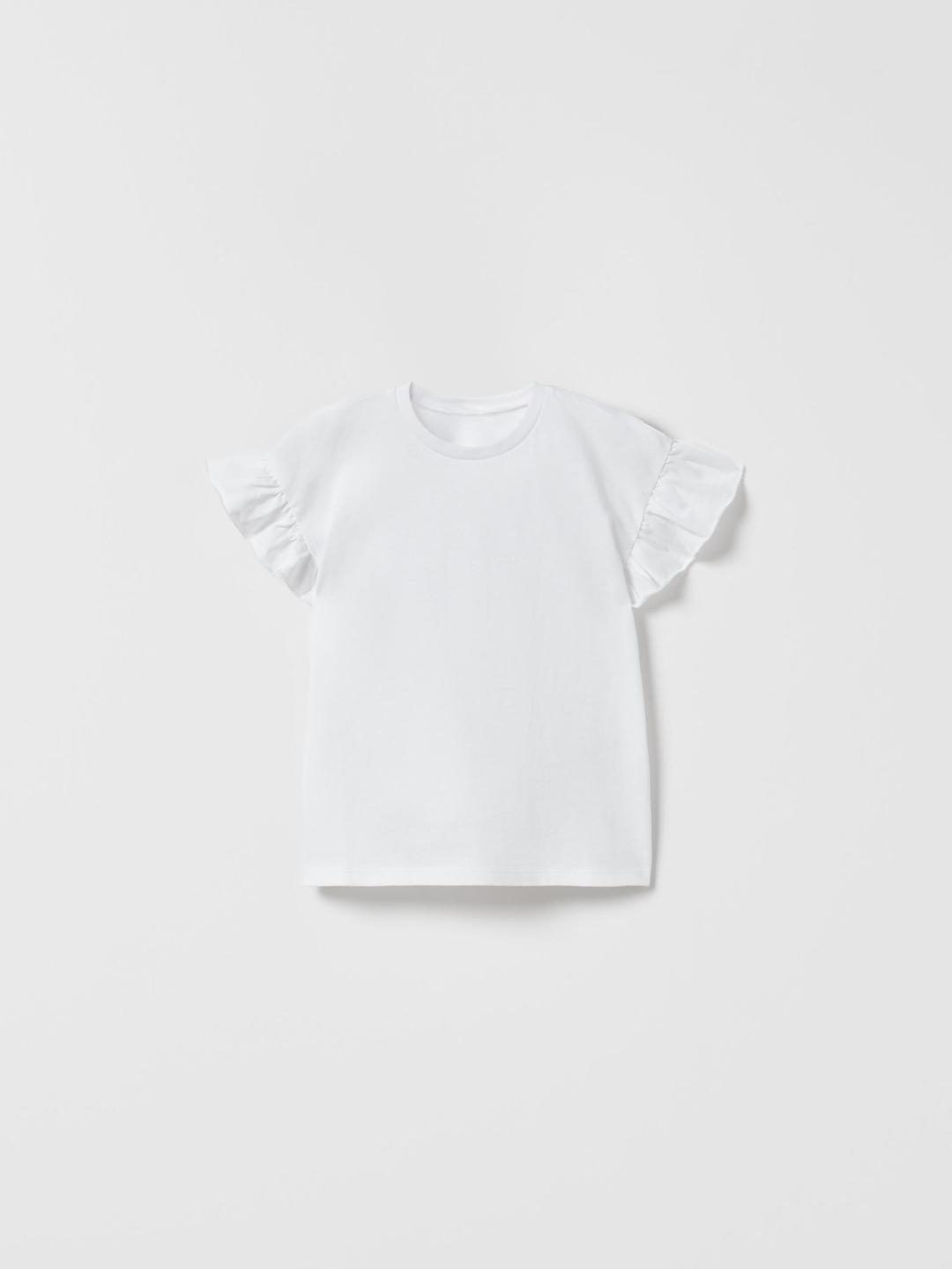 

ZARA Kids-Unisex White Tshirts