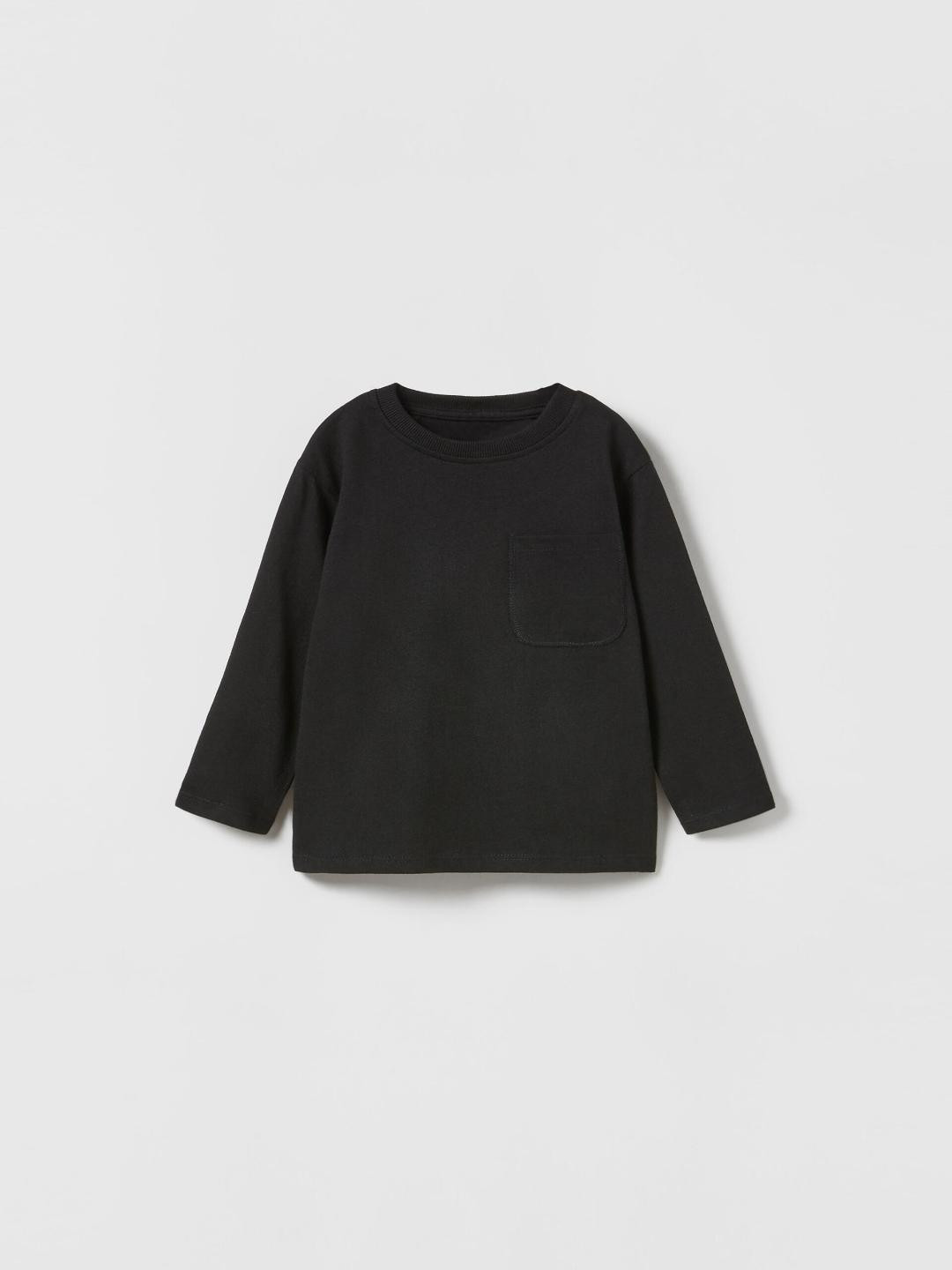 

ZARA Kids-Unisex Black Tshirts