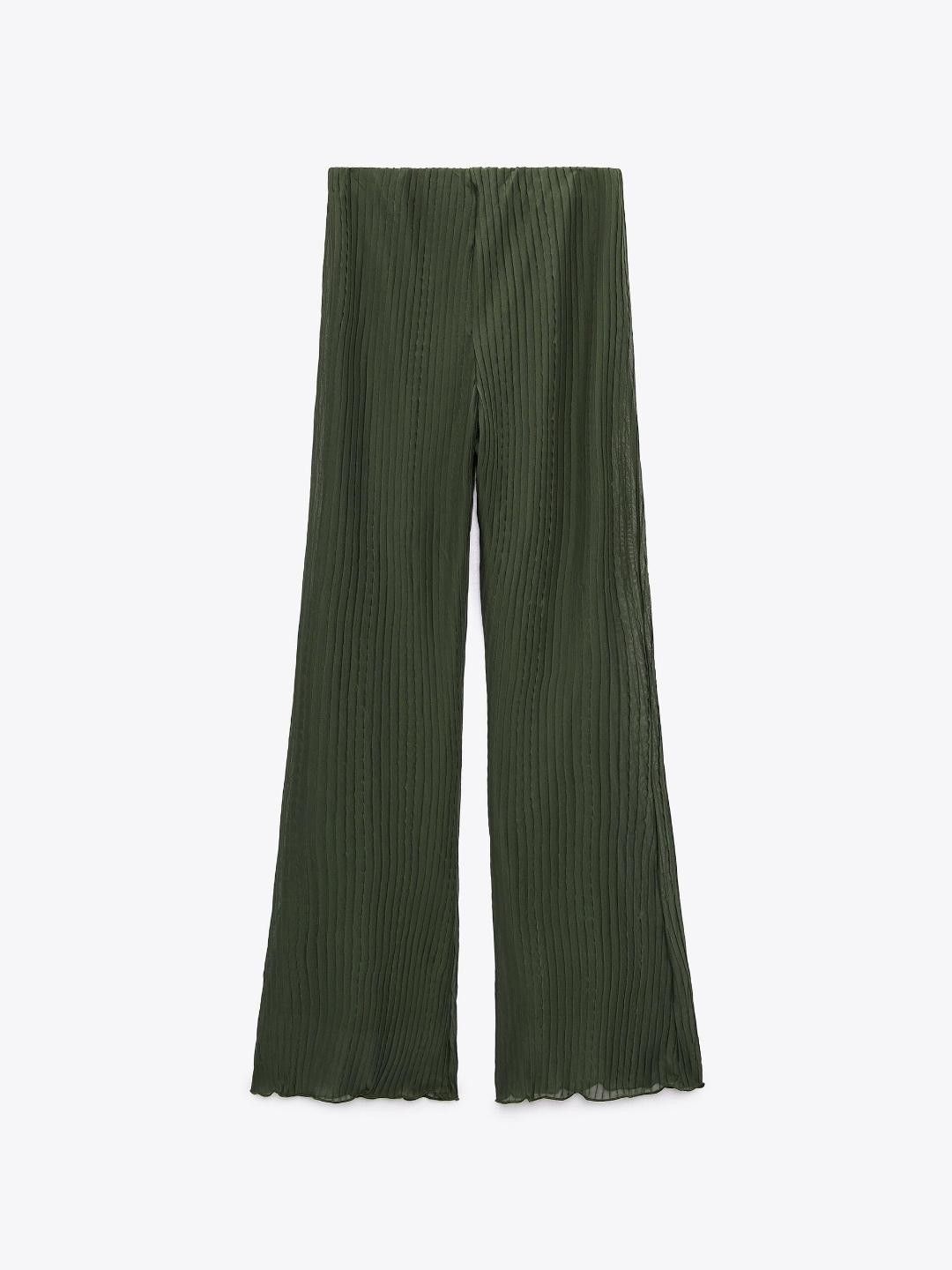 

ZARA Women Green Trousers