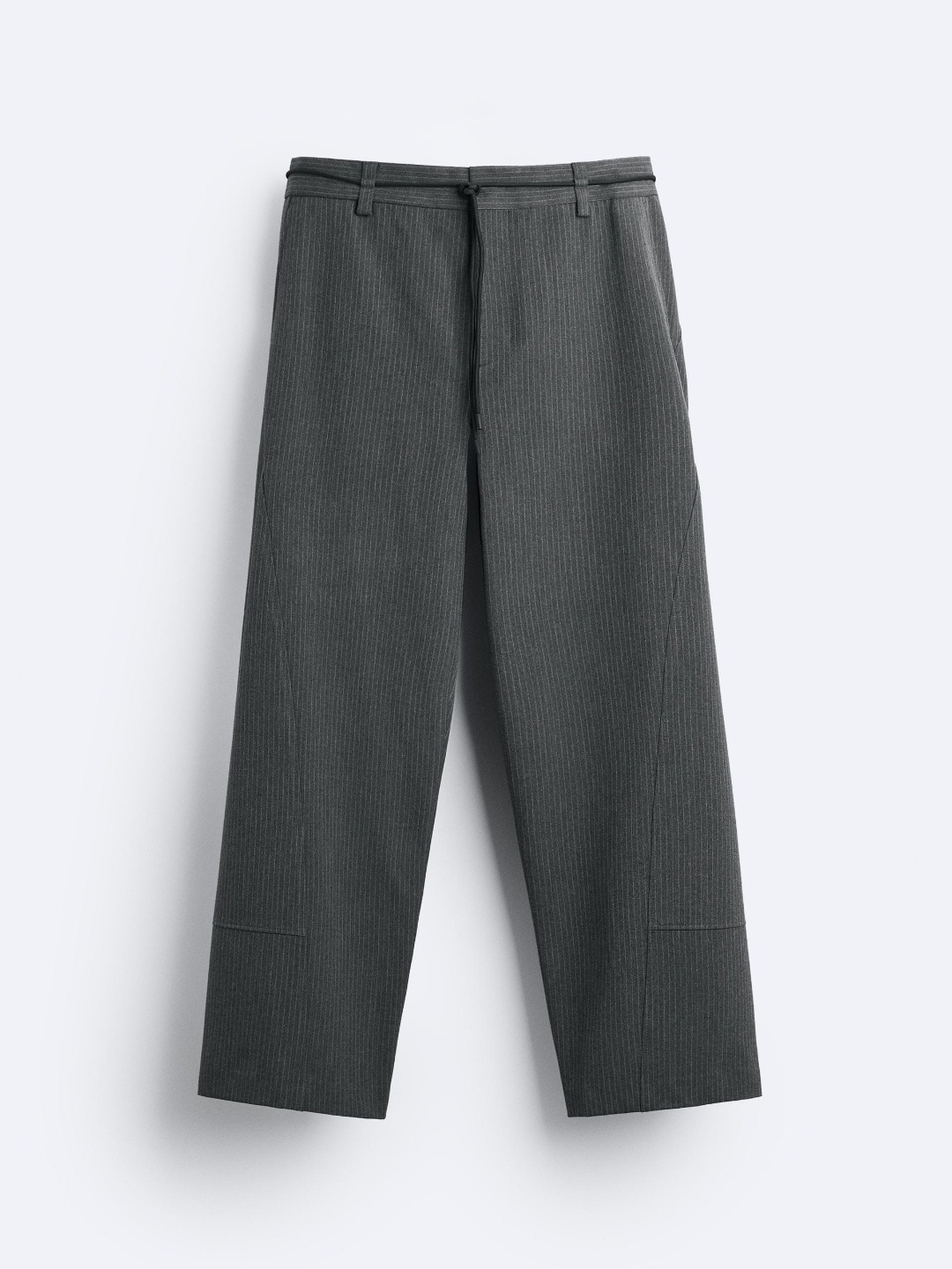 

ZARA Men Grey Trousers