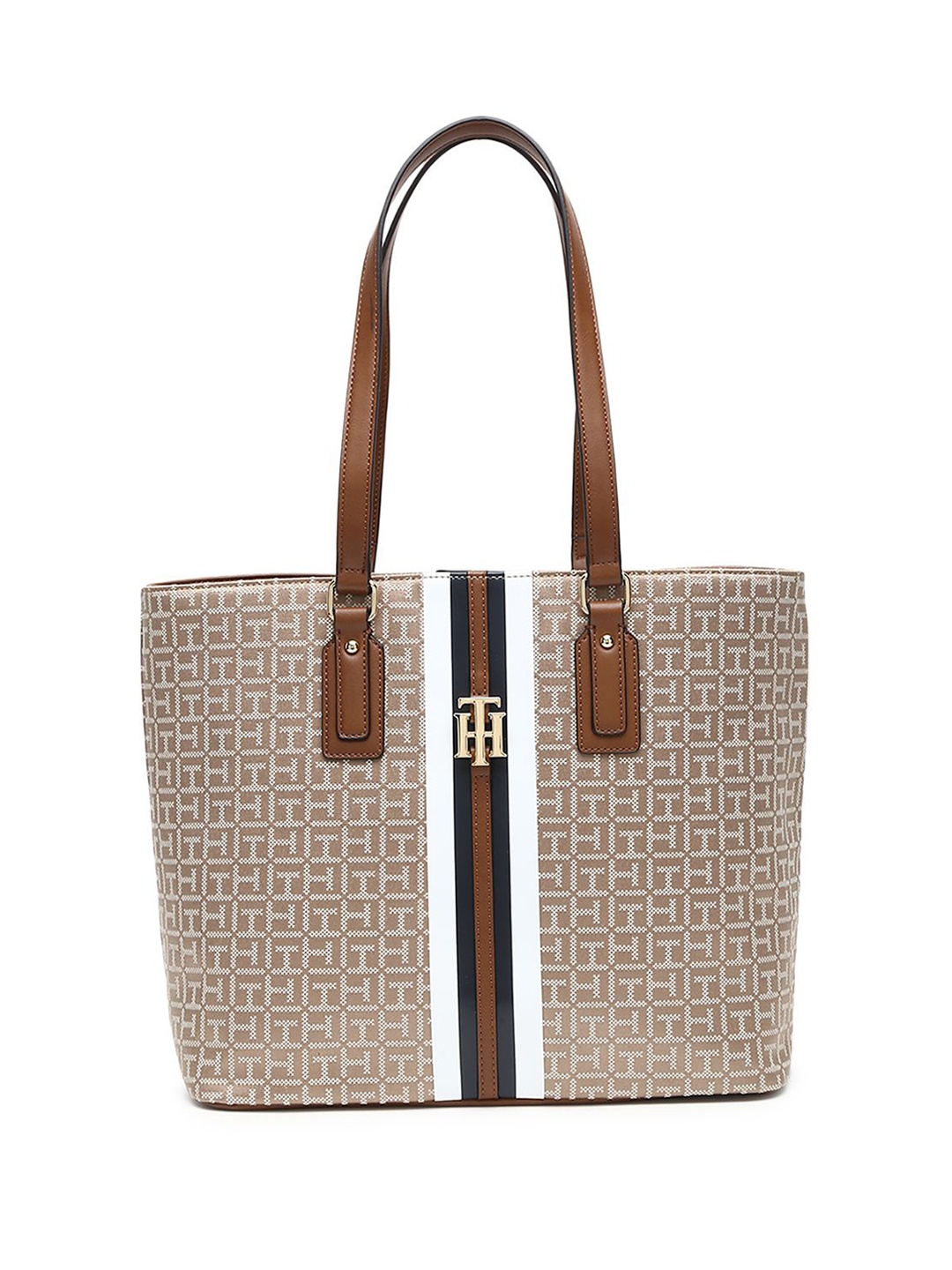 

Tommy Hilfiger Structured Tote Bag, Nude