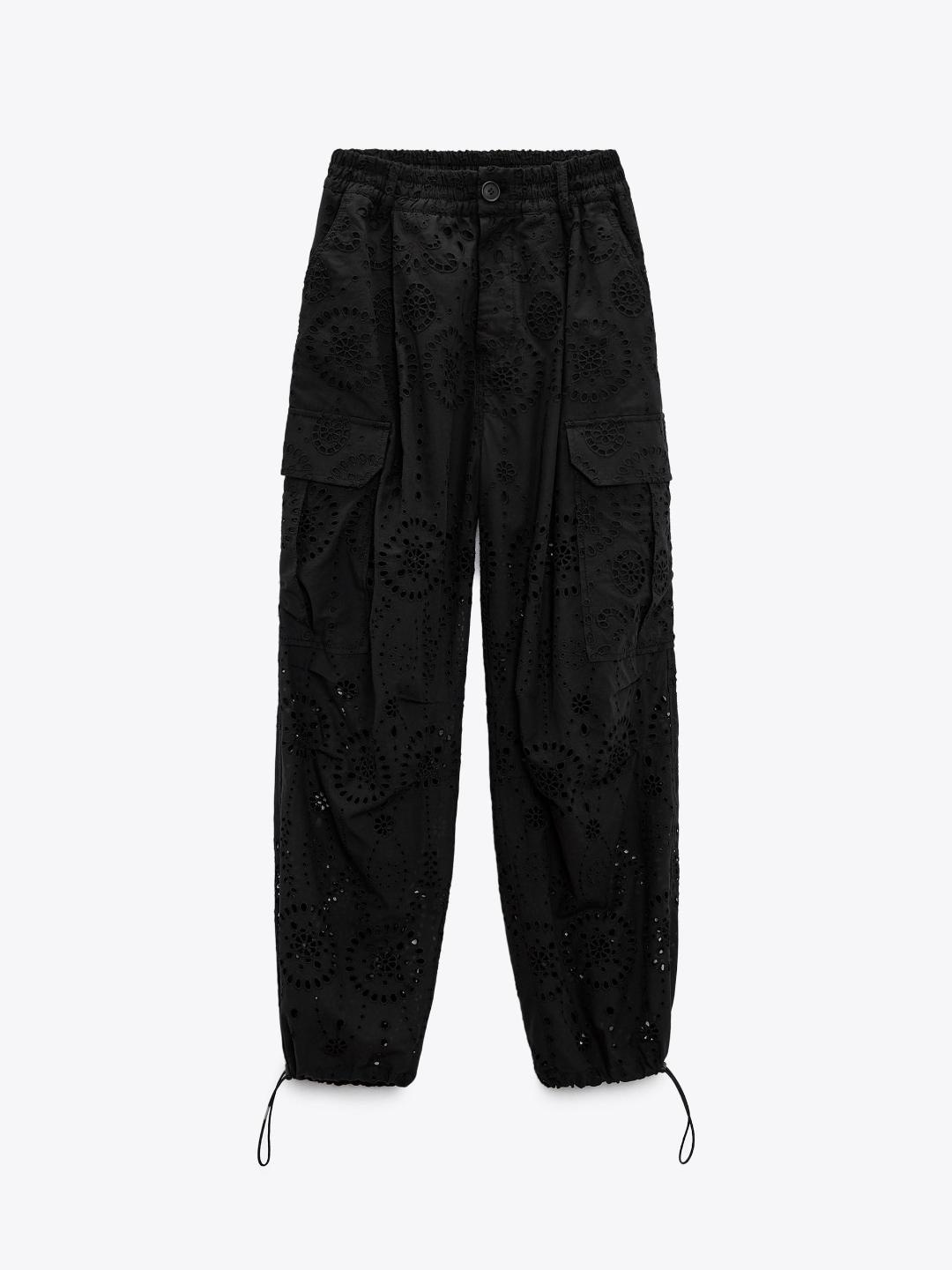 

ZARA Women Black Trousers