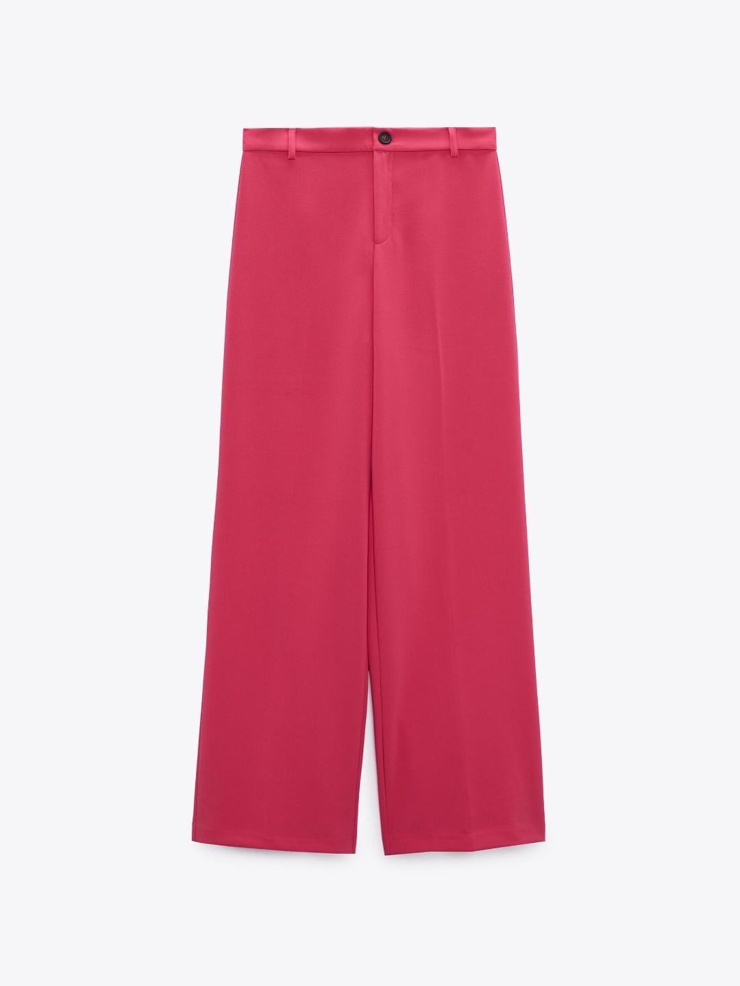 

ZARA Women Purple Trousers