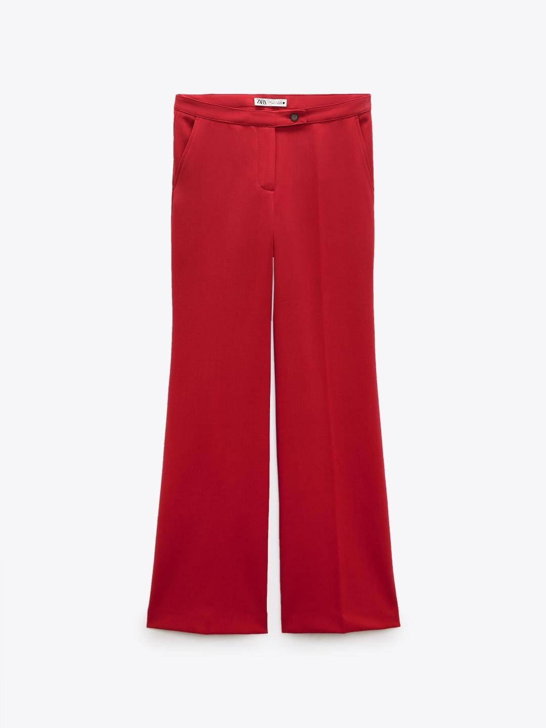 

ZARA Women Red Trousers