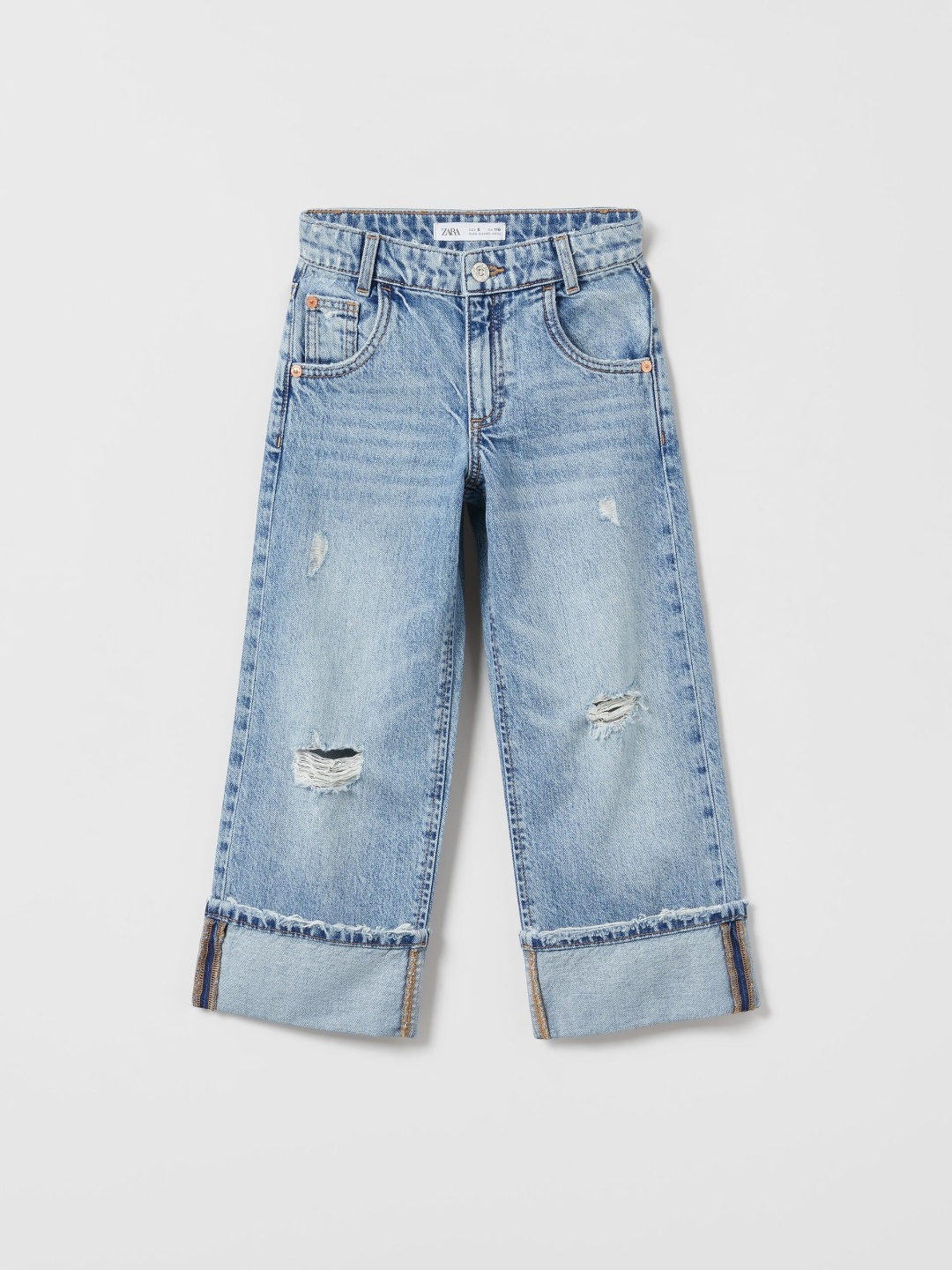 

ZARA Girls Blue Trousers
