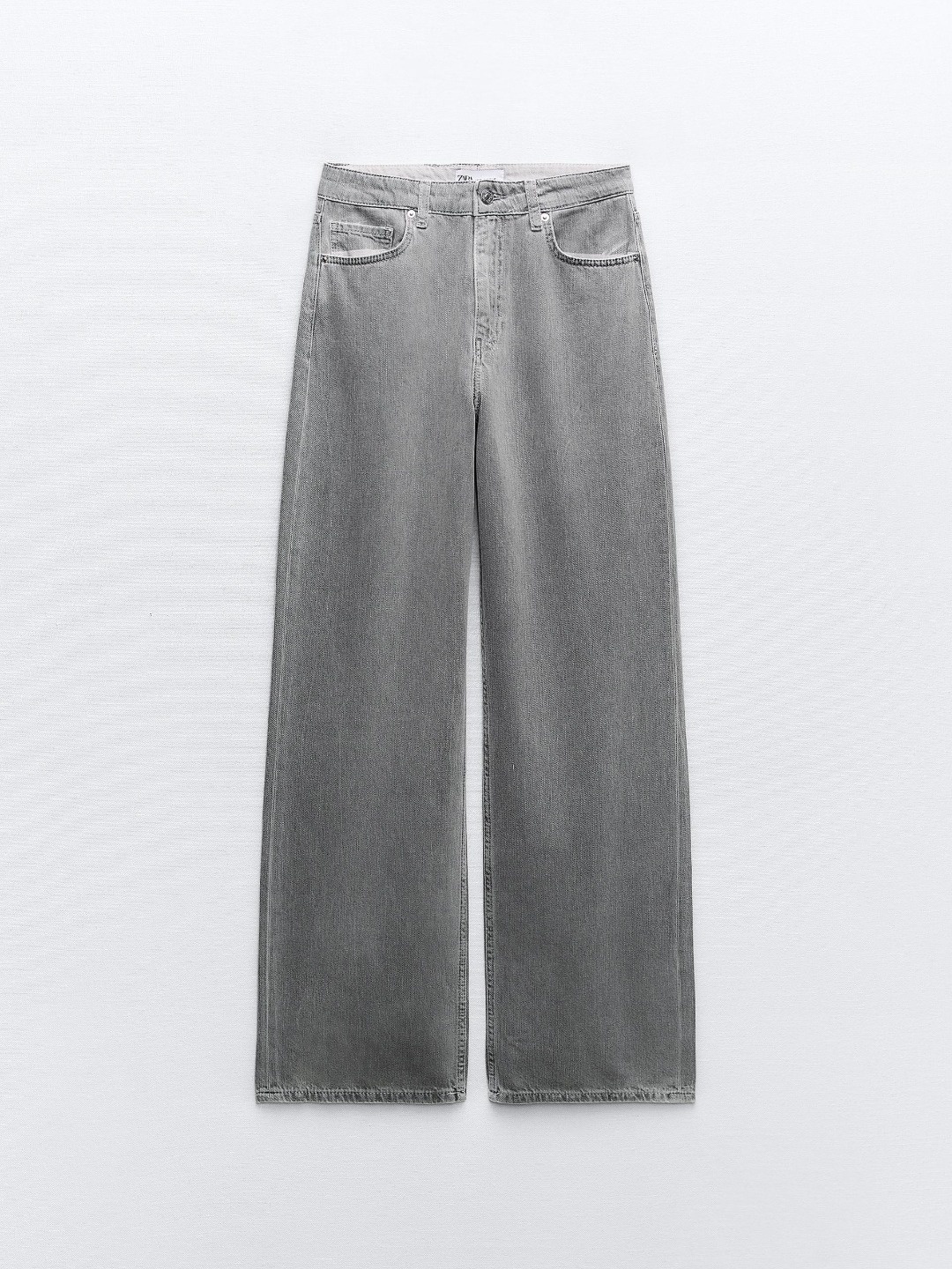 

ZARA Women Grey Trousers