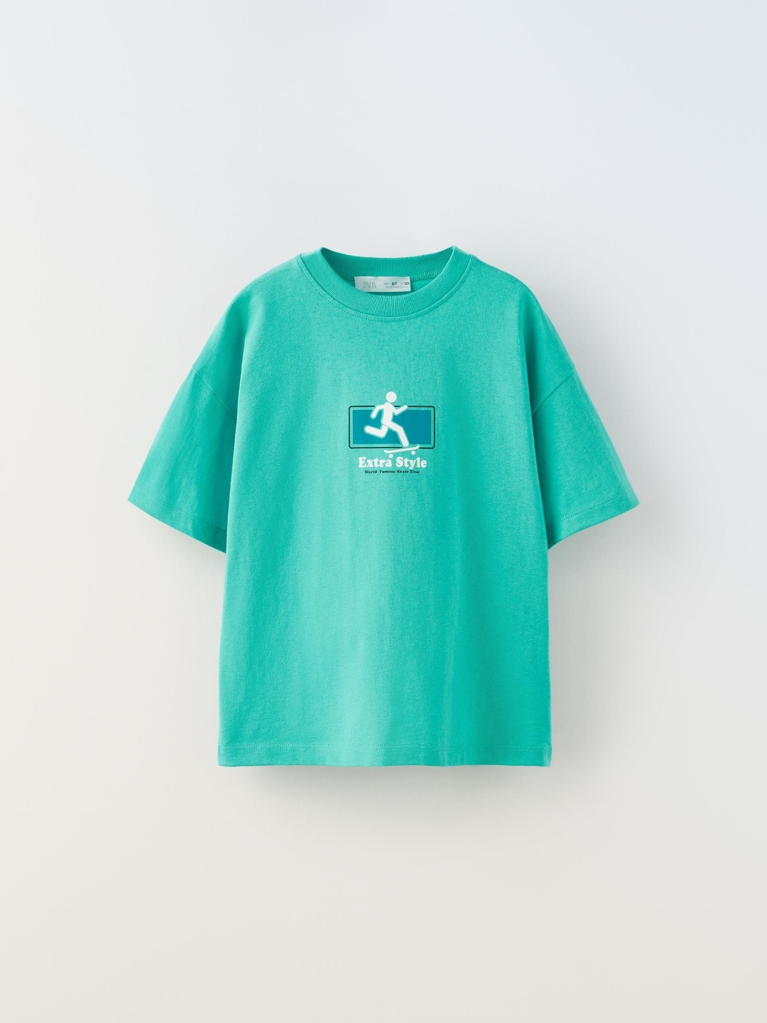 

ZARA Boys Turquoise Blue Tshirts