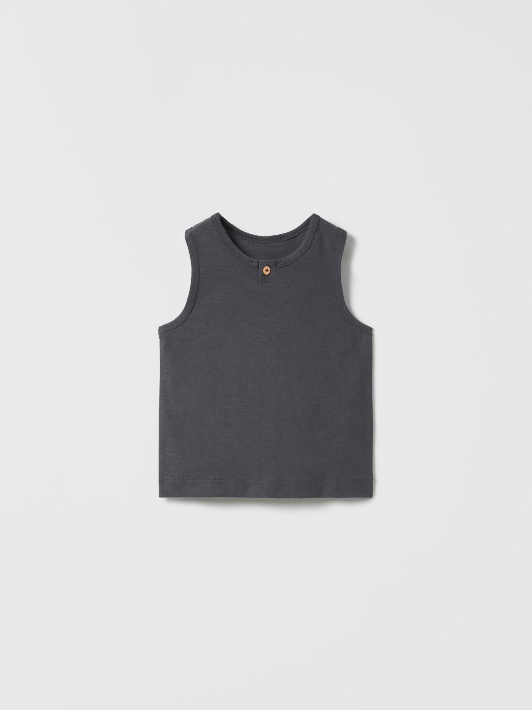 

ZARA Kids-Unisex Grey Tshirts