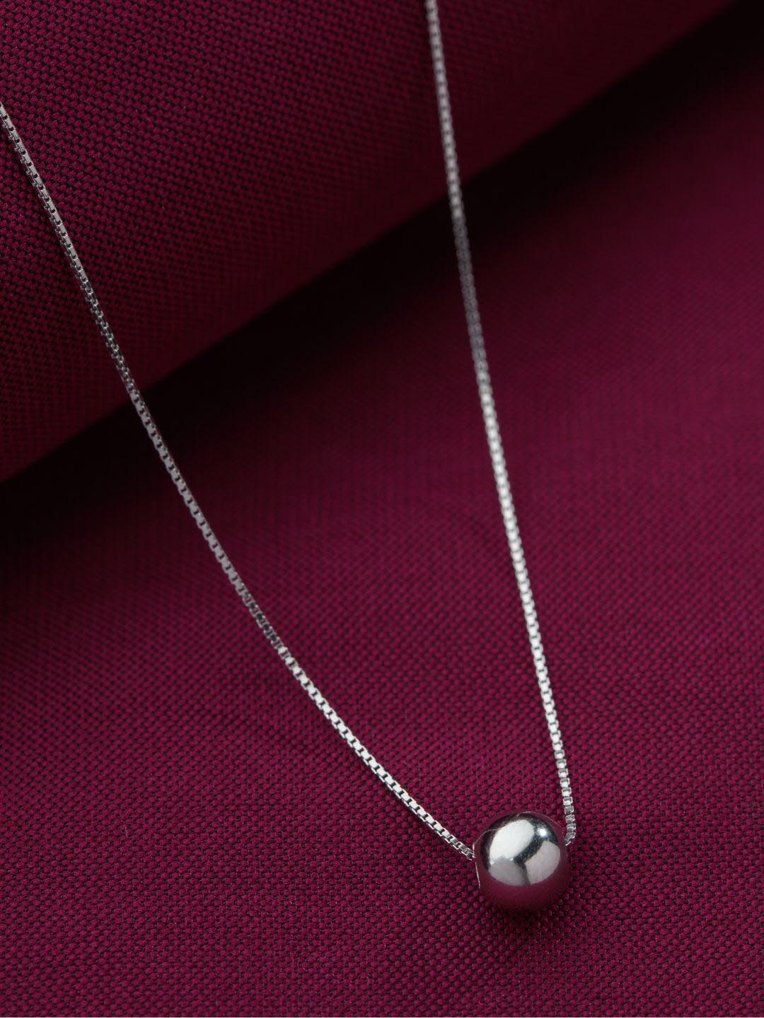 

Gargi by P. N. Gadgil & Sons Sterling Silver Circular Pendant