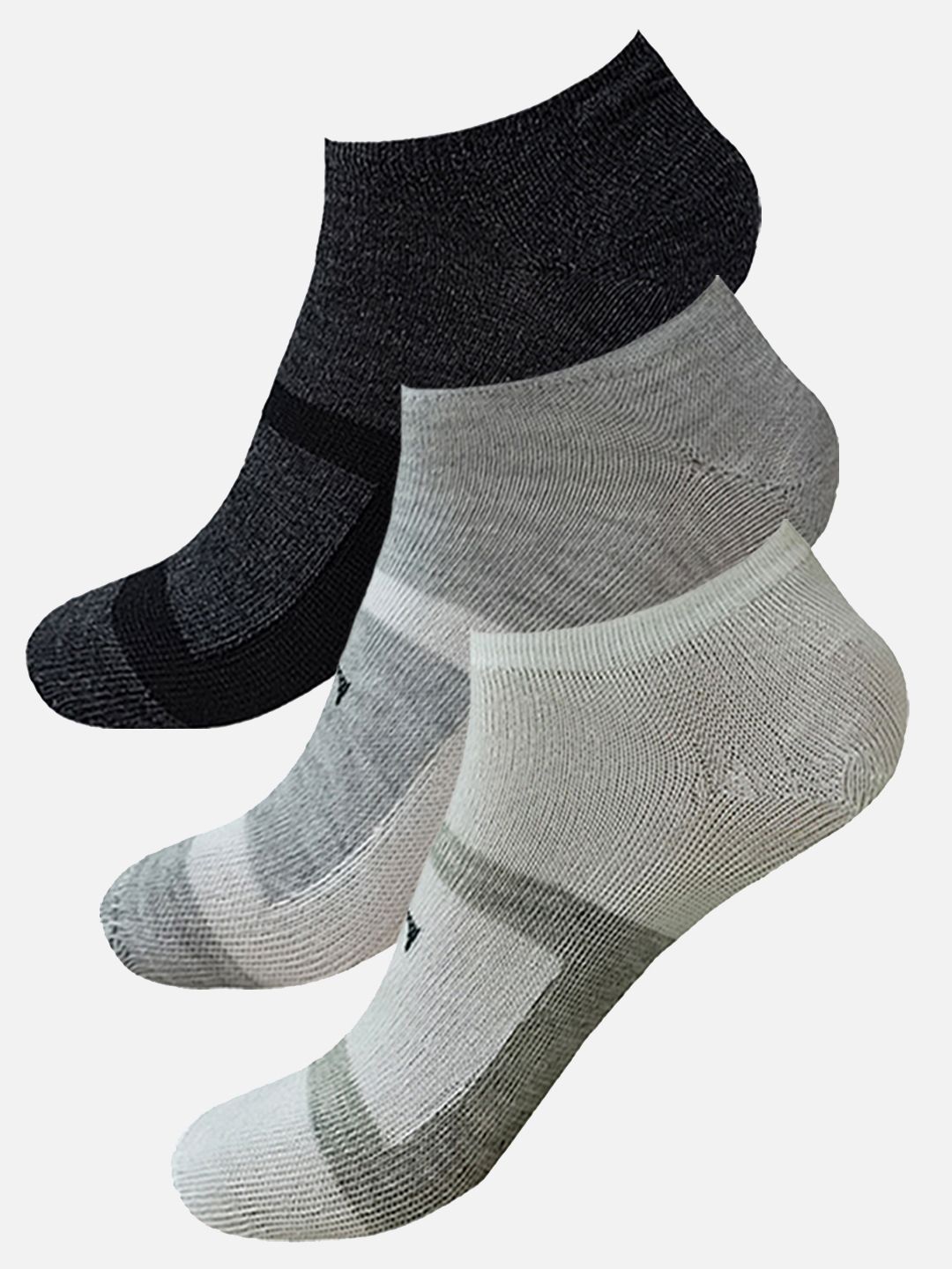 

FIMS Men Pack of 3 Ankle-Length Socks, White