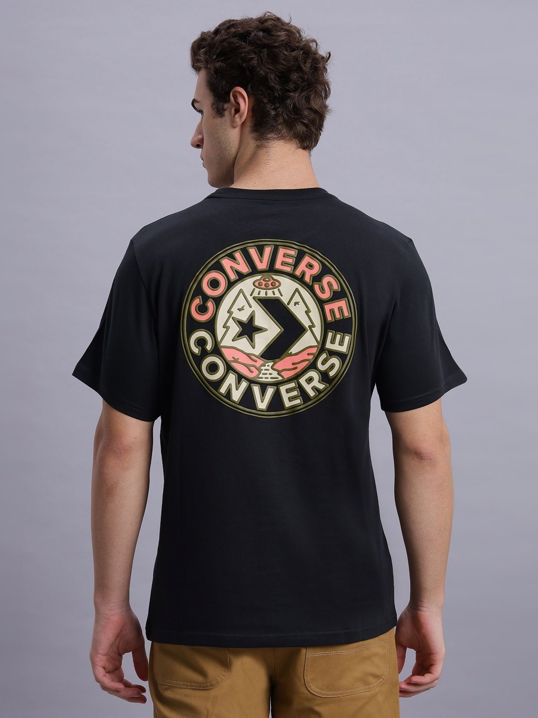 

Converse Men Mountains T-Shirt, Black