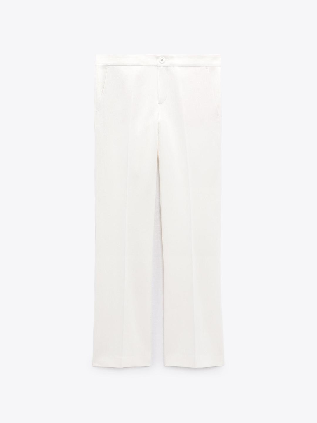 

ZARA Women White Trousers