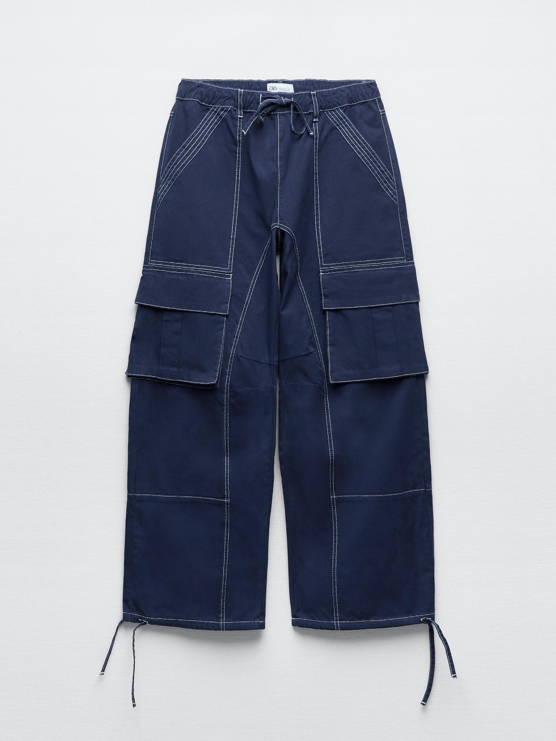 

ZARA Women Blue Trousers