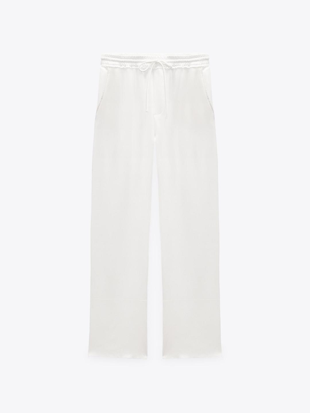 

ZARA Women White Trousers