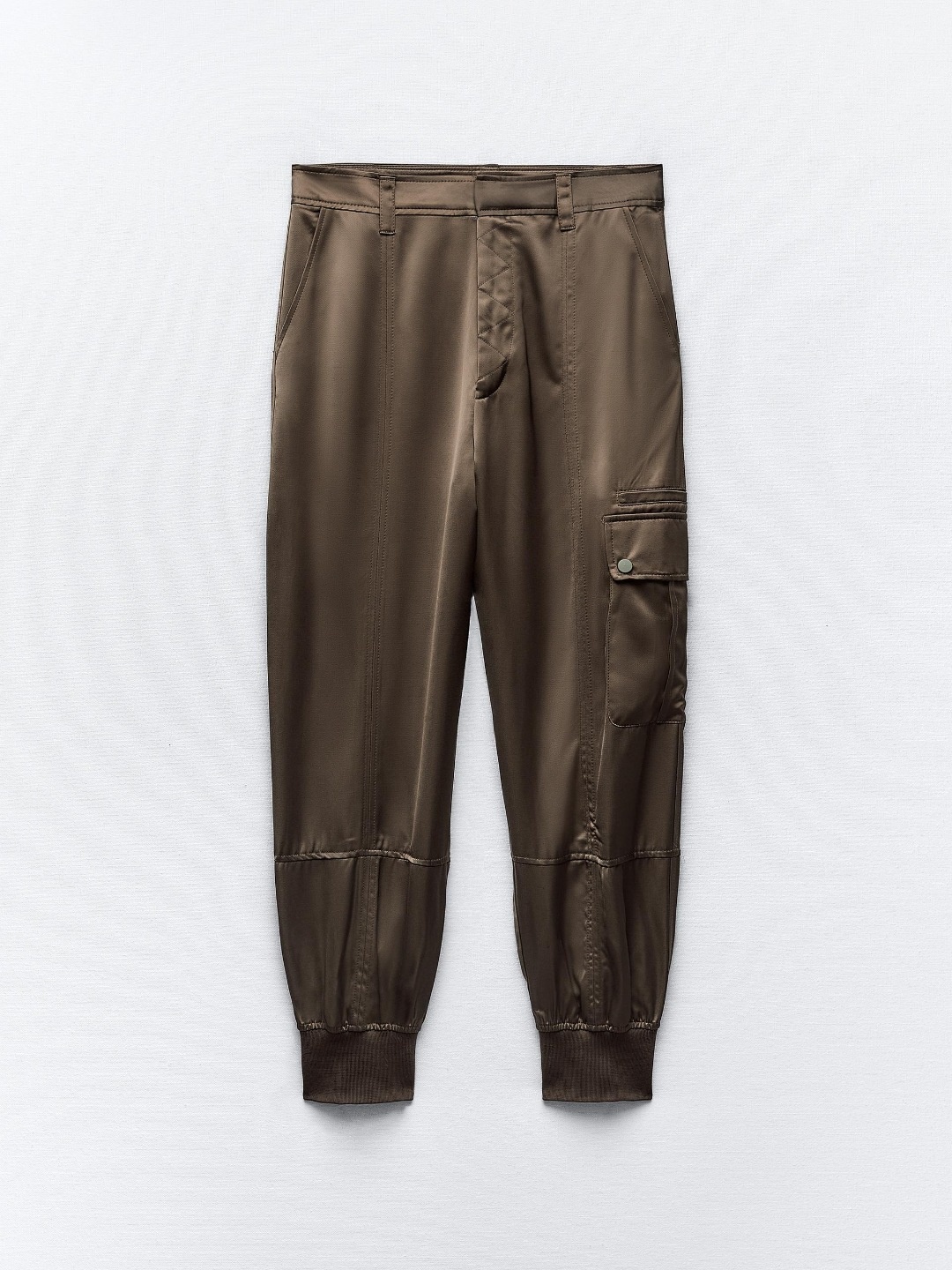 

ZARA Women Khaki Trousers