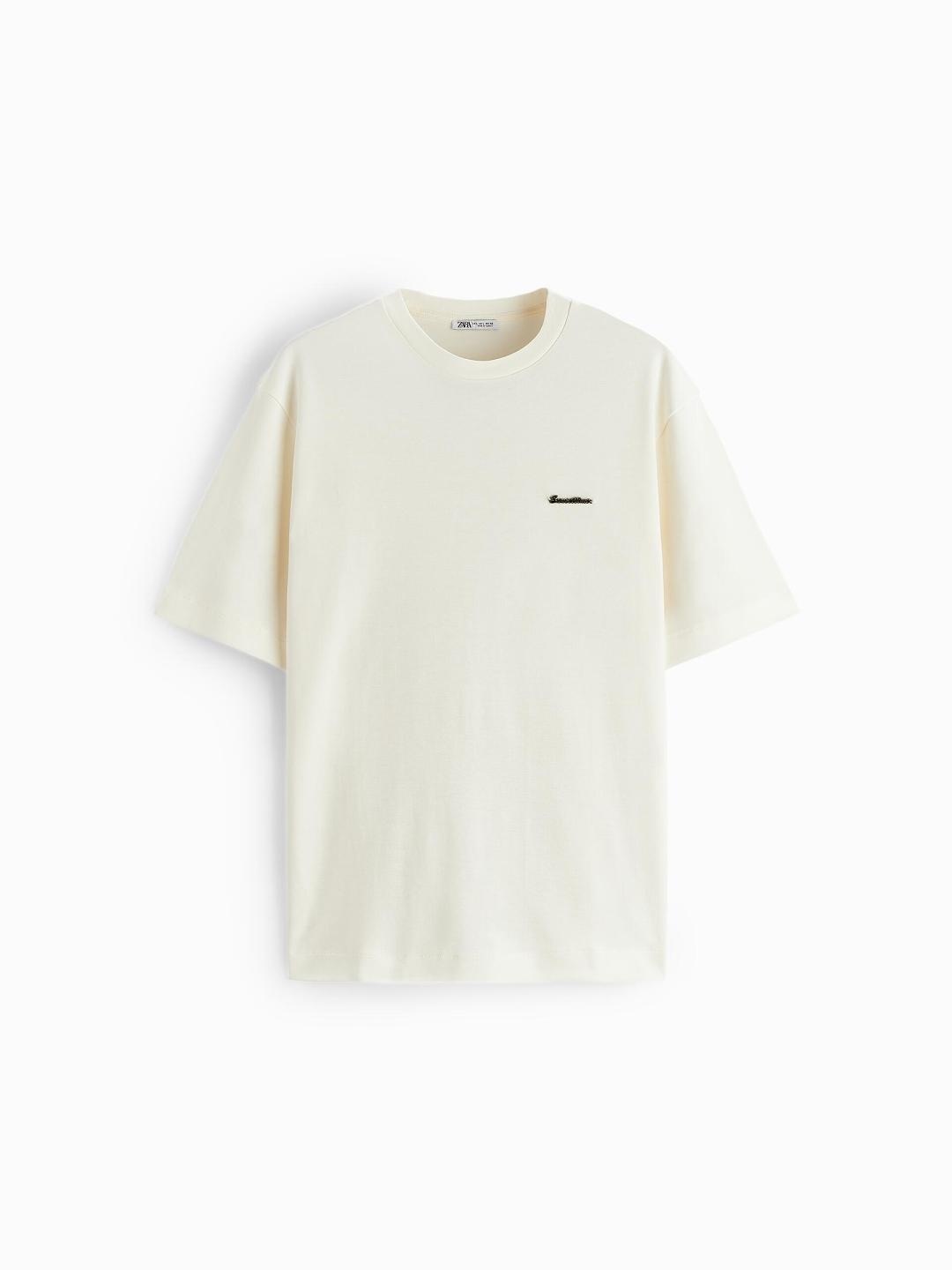 

ZARA Men White Tshirts