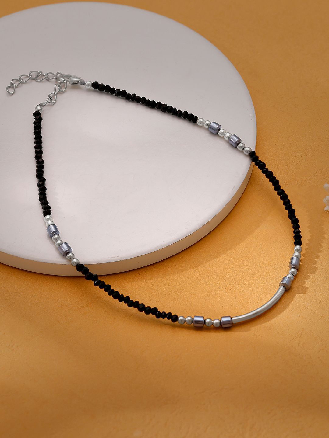 

GIVA 925 Sterling Silver Rhodium-Plated Single Anklet