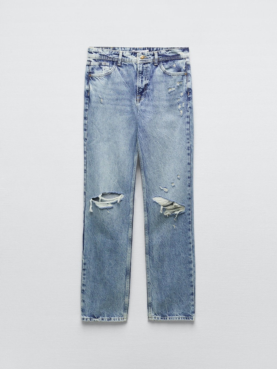 

ZARA Women Navy Blue Trousers